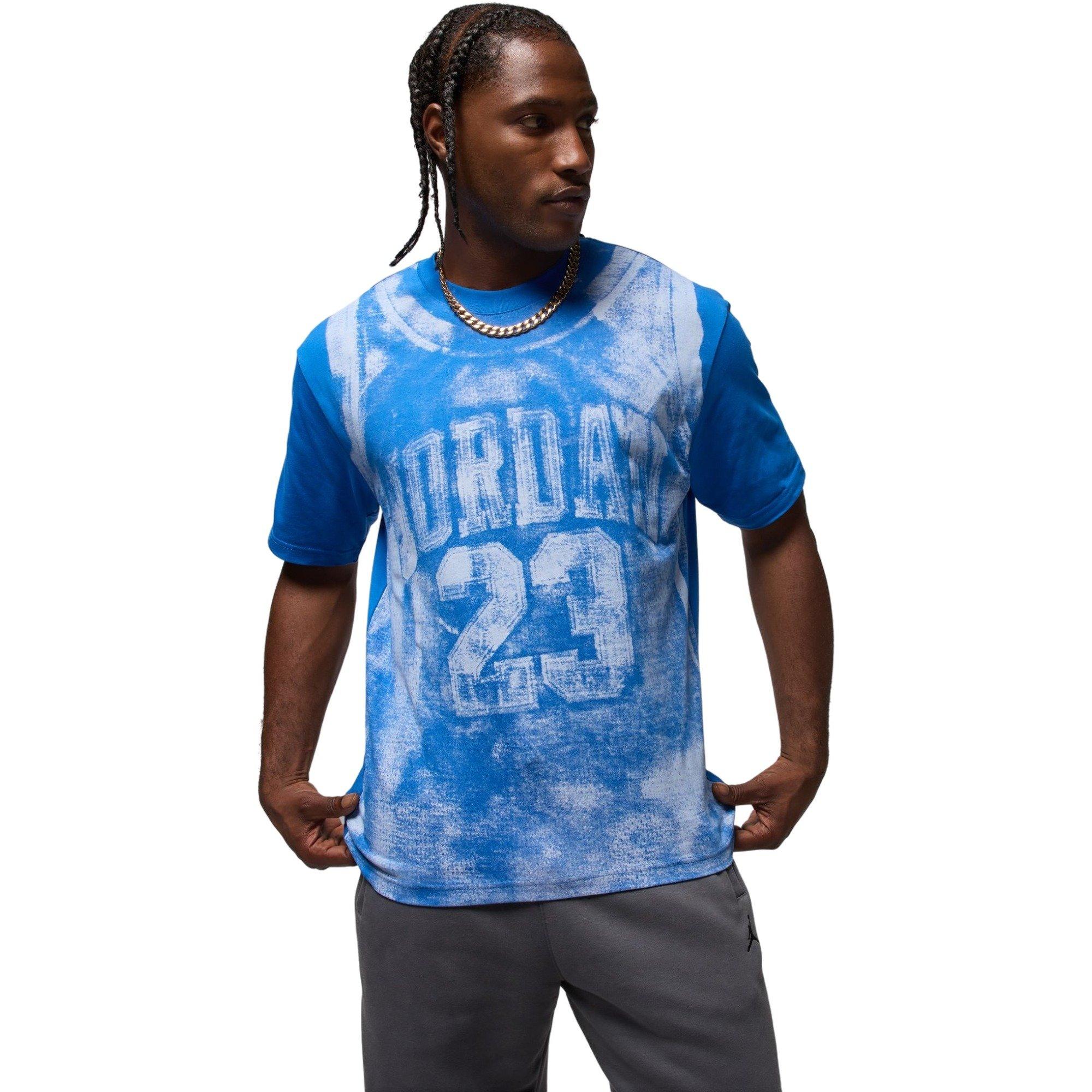 Jordan Men's Brooklyn Collegiate Graphic Tee - BLUE Thumbnail View 1