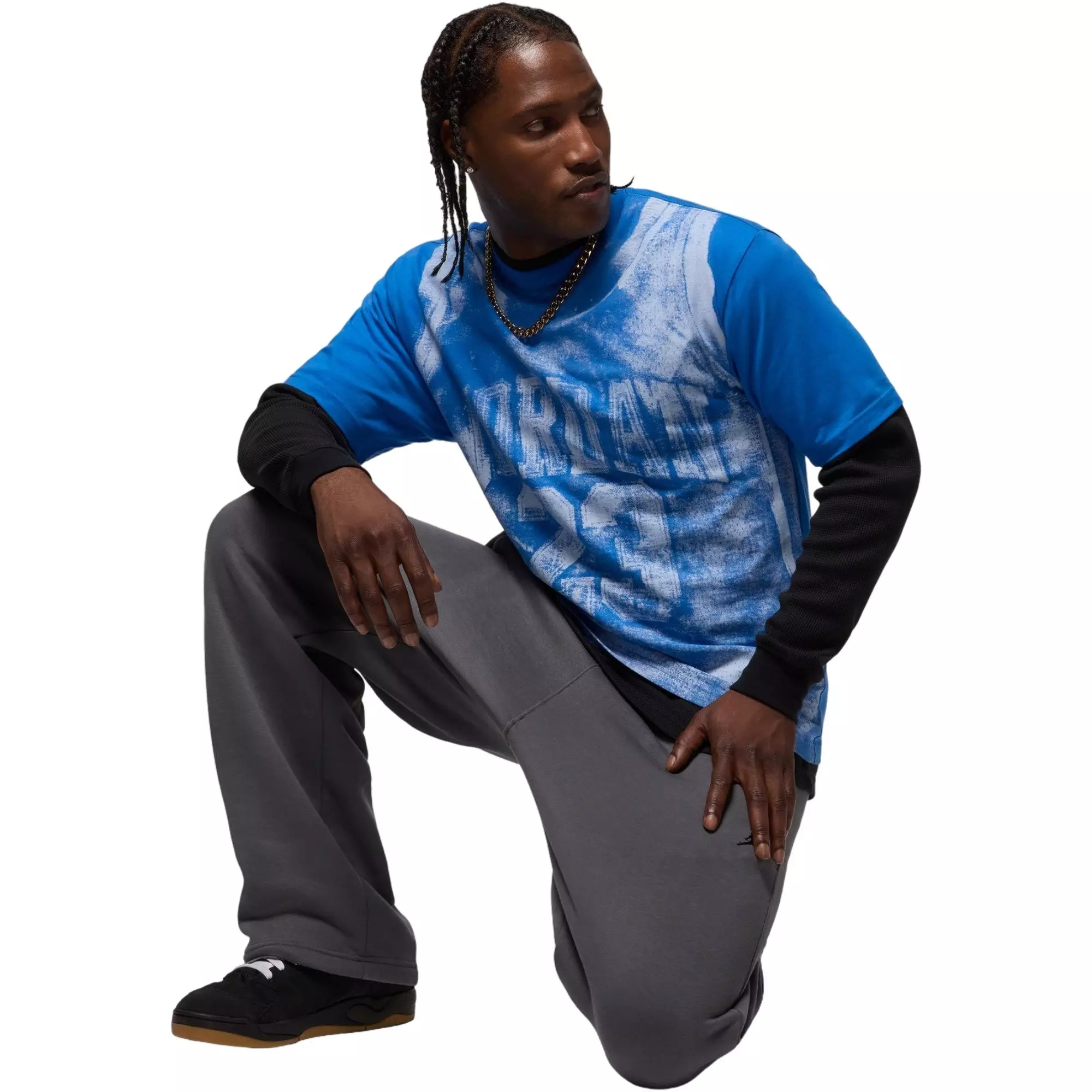 Jordan Men's Brooklyn Collegiate Graphic Tee - BLUE