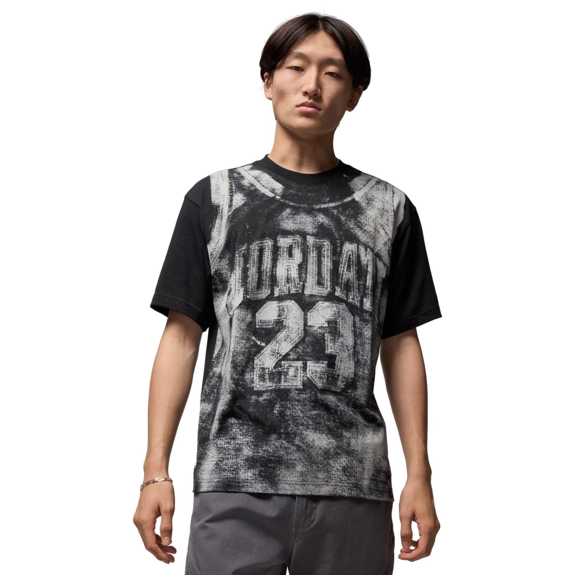 Jordan Men's Brooklyn Collegiate Graphic Tee - Black - BLACK Thumbnail View 1