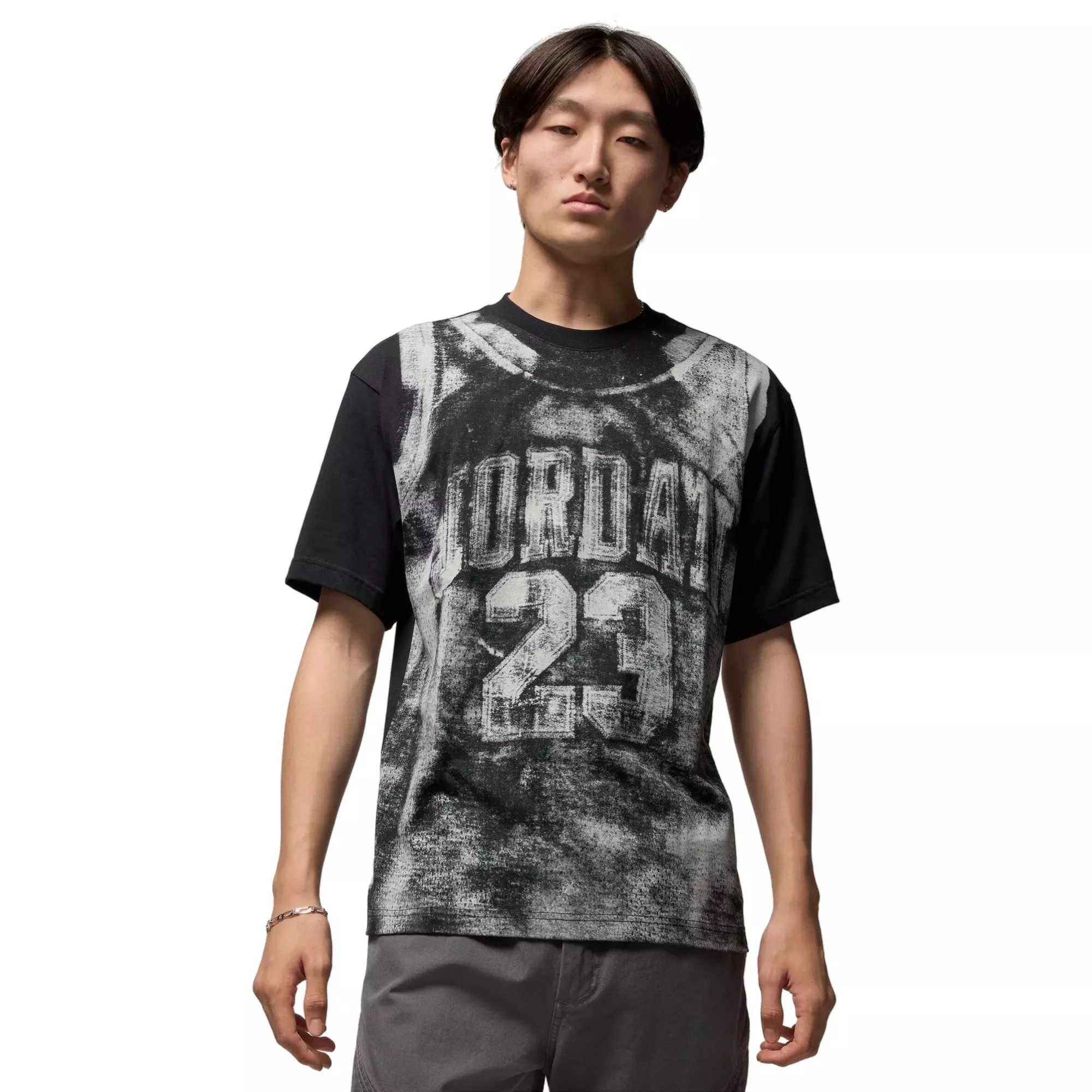 Jordan Men's Brooklyn Collegiate Graphic Tee - Black - BLACK