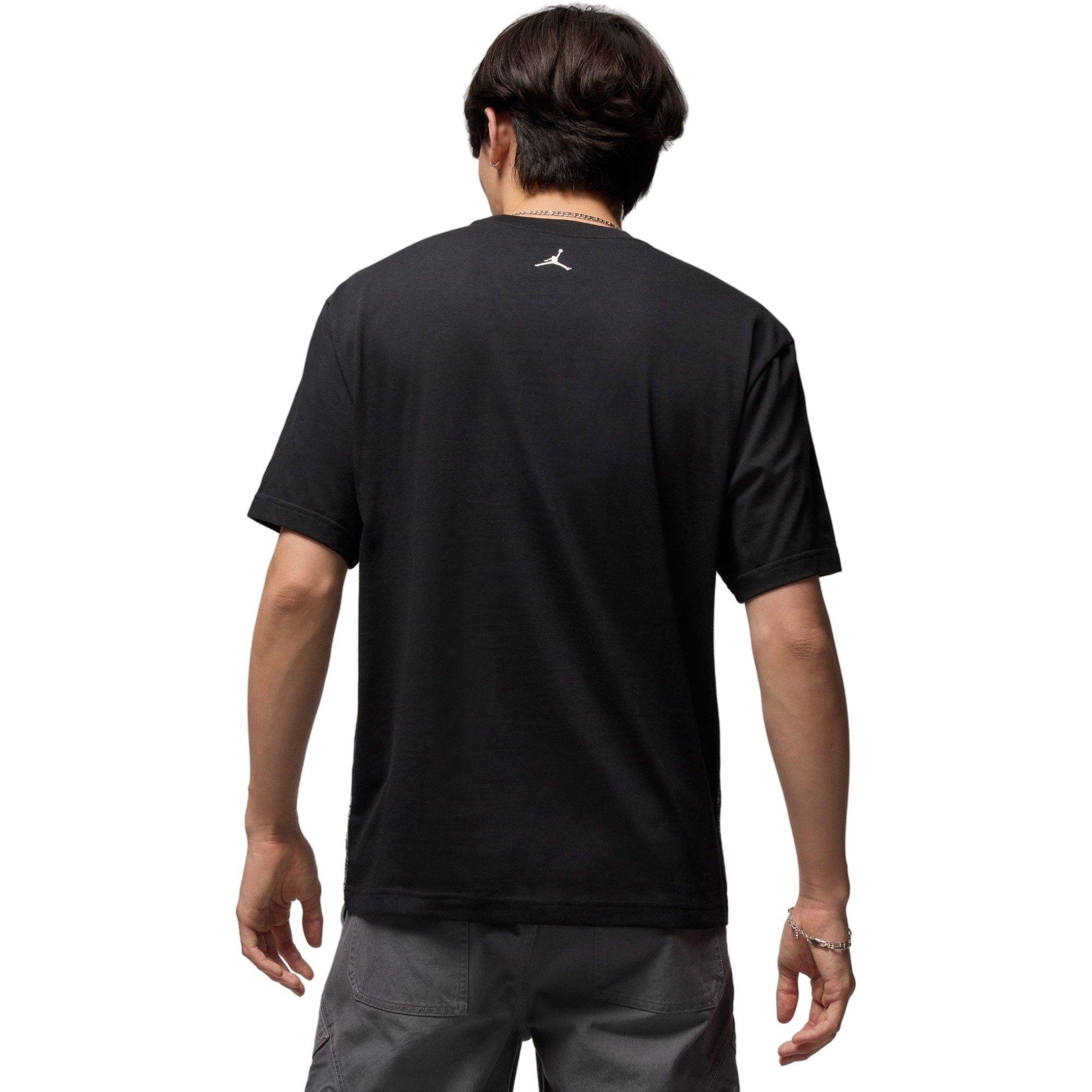Jordan Men's Brooklyn Collegiate Graphic Tee - Black - BLACK Thumbnail View 2
