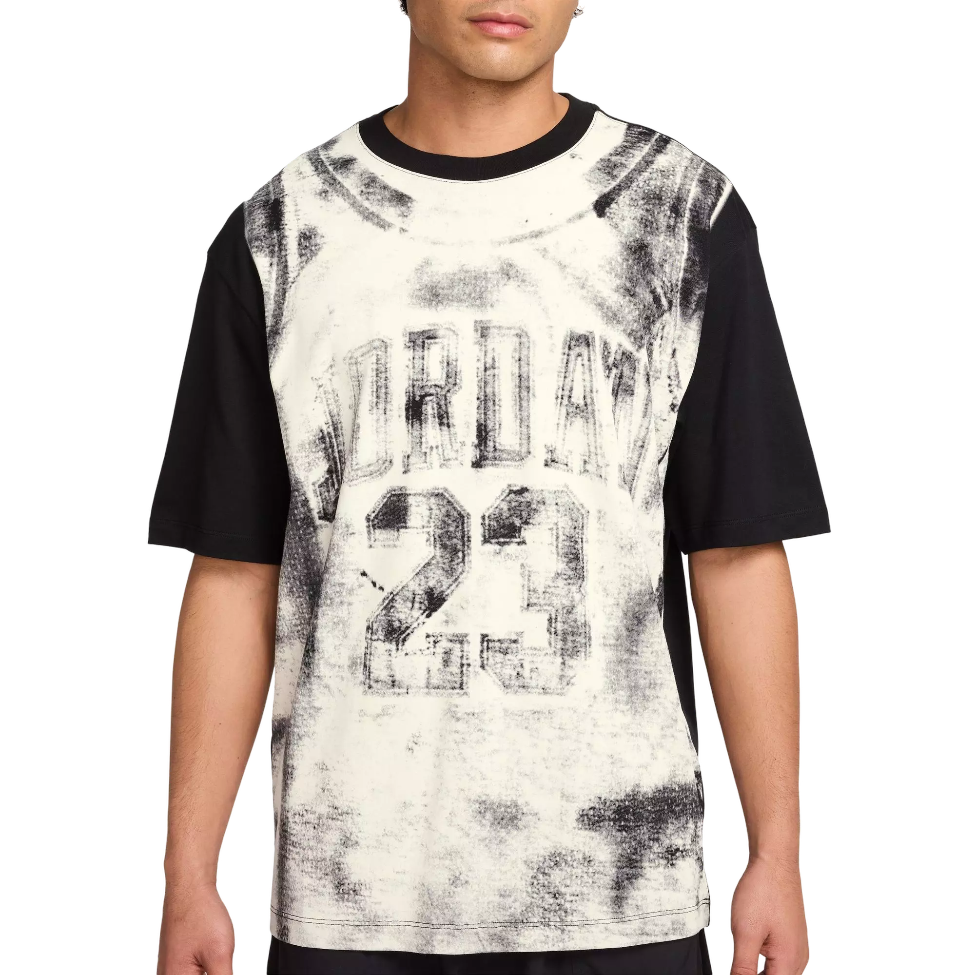 Jordan Men's Brooklyn Collegiate Graphic Tee-Black - BLACK