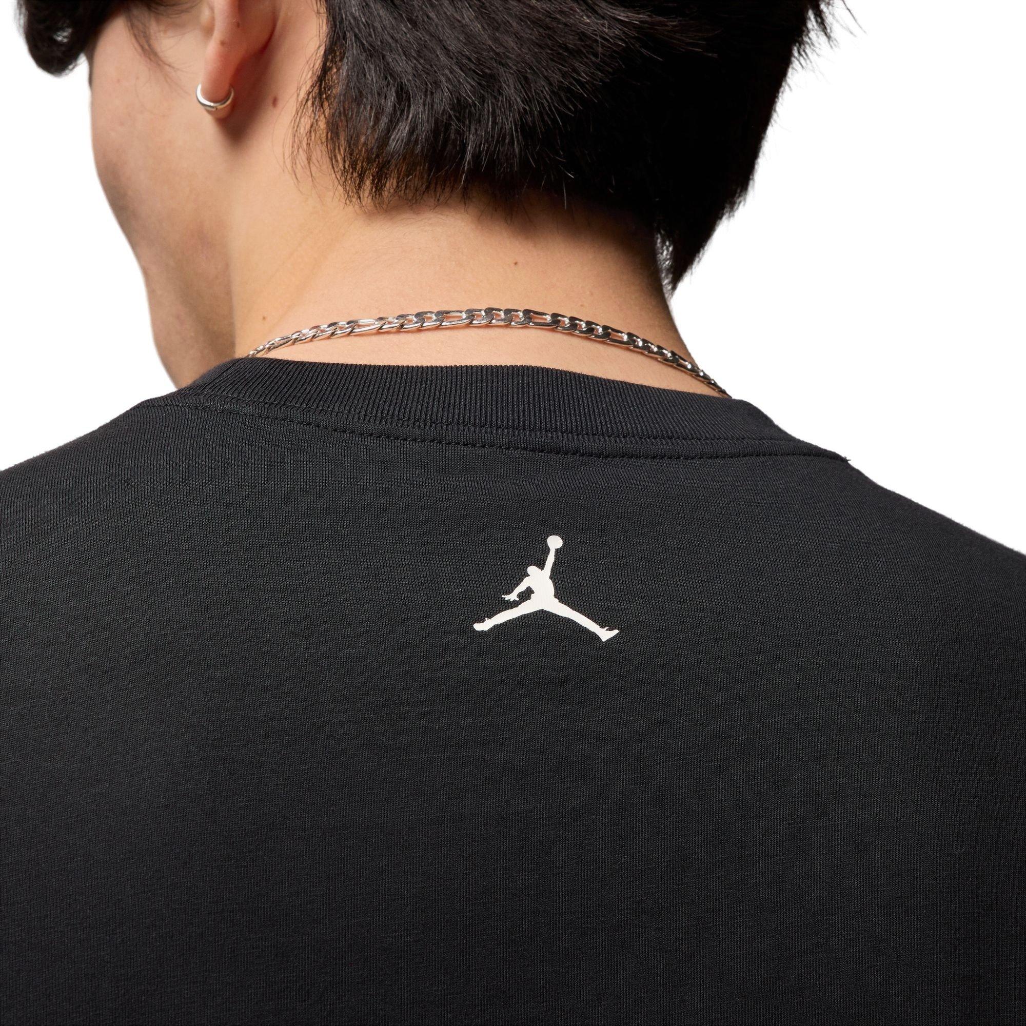 Jordan Men's Brooklyn Collegiate Graphic Tee - Black - BLACK Thumbnail View 5