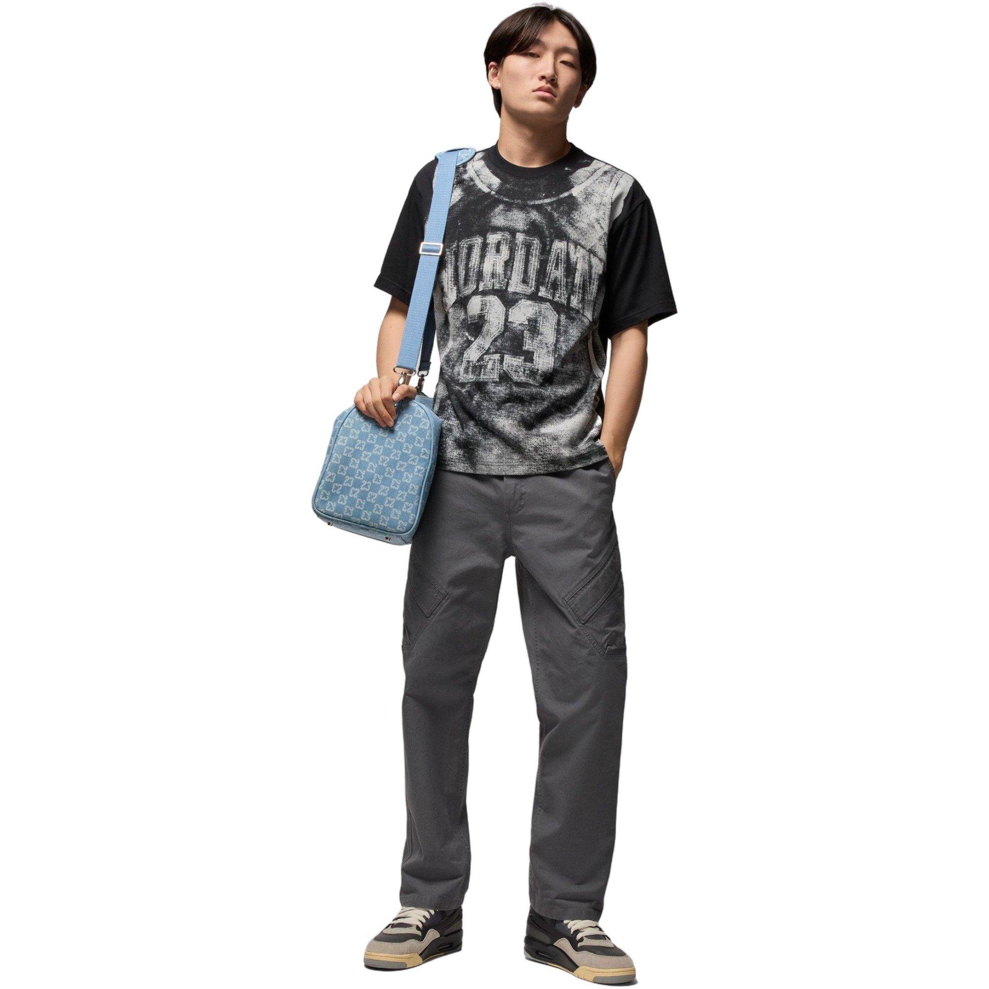 Jordan Men's Brooklyn Collegiate Graphic Tee-Black - BLACK Thumbnail View 6