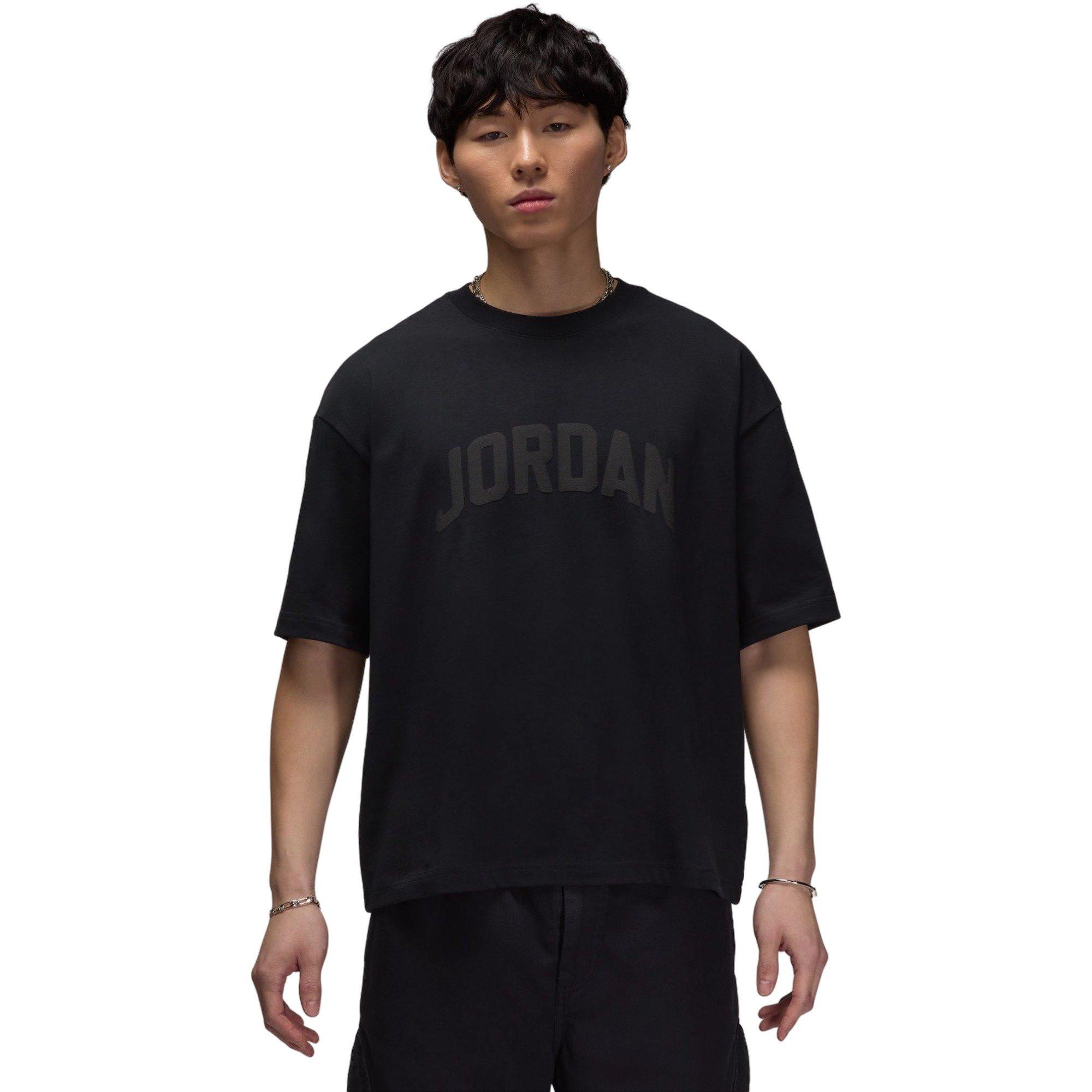 Jordan Men's Flight Boxy Tee - BLACK Thumbnail View 1