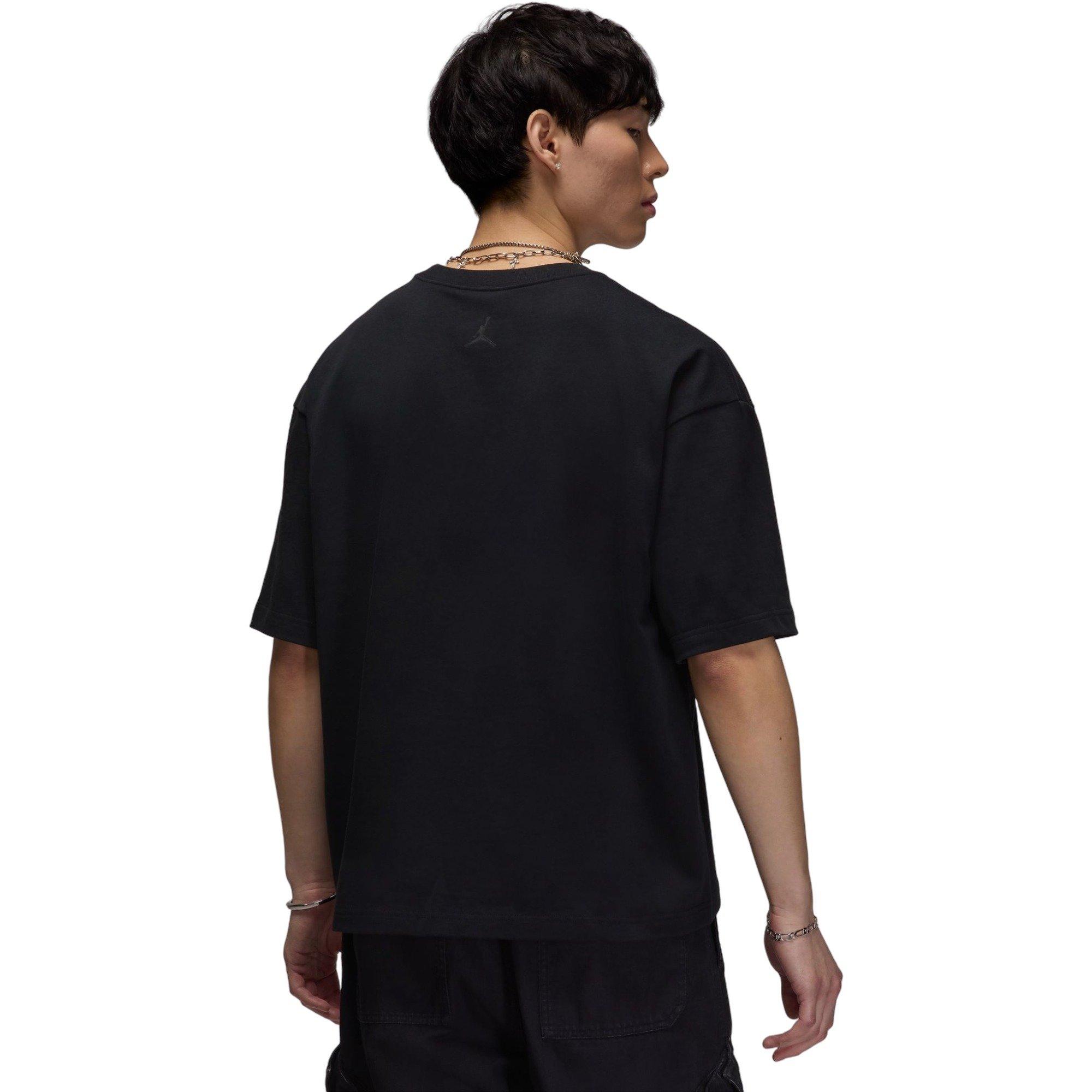 Jordan Men's Flight Boxy Tee - BLACK Thumbnail View 2