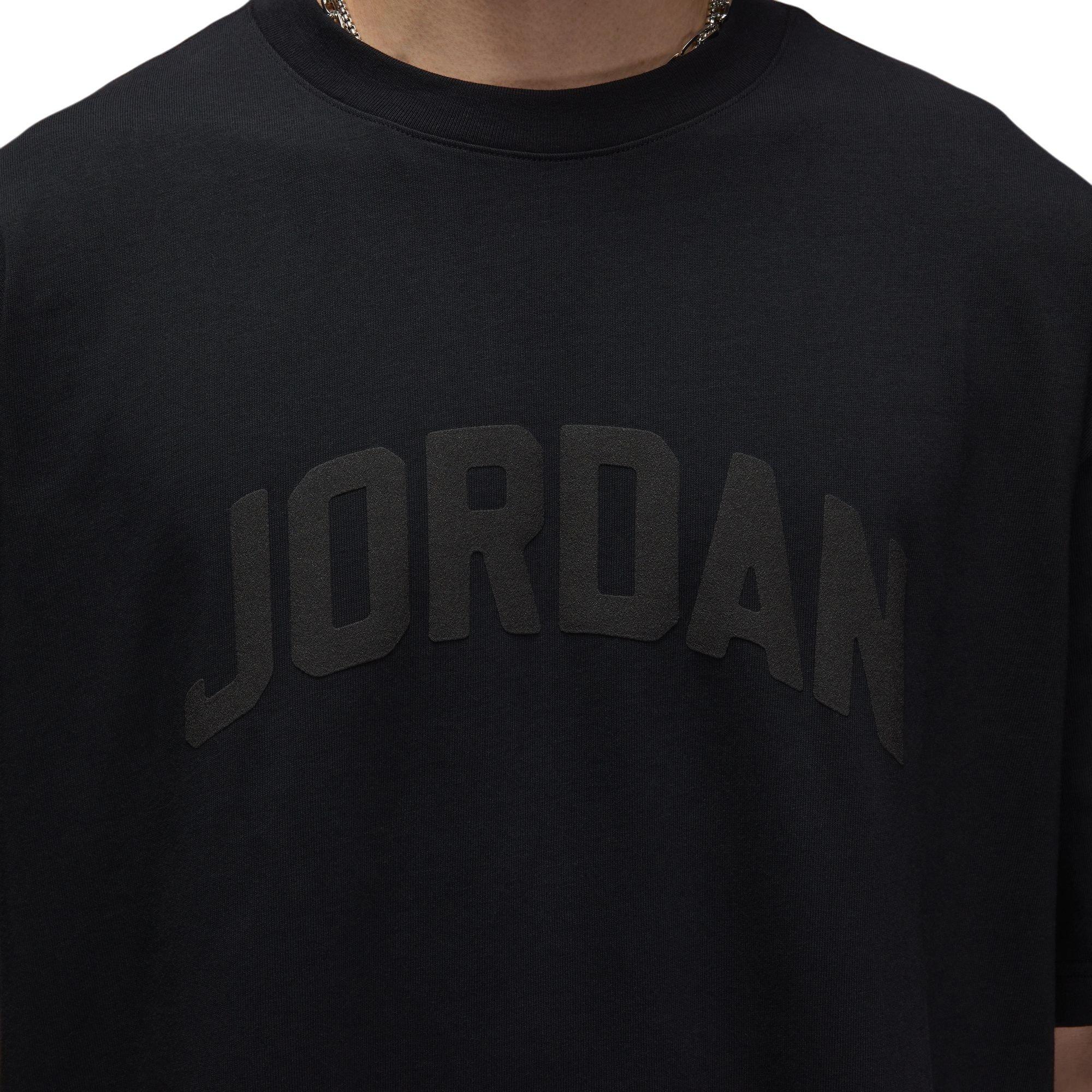Jordan Men's Flight Boxy Tee - BLACK Thumbnail View 4