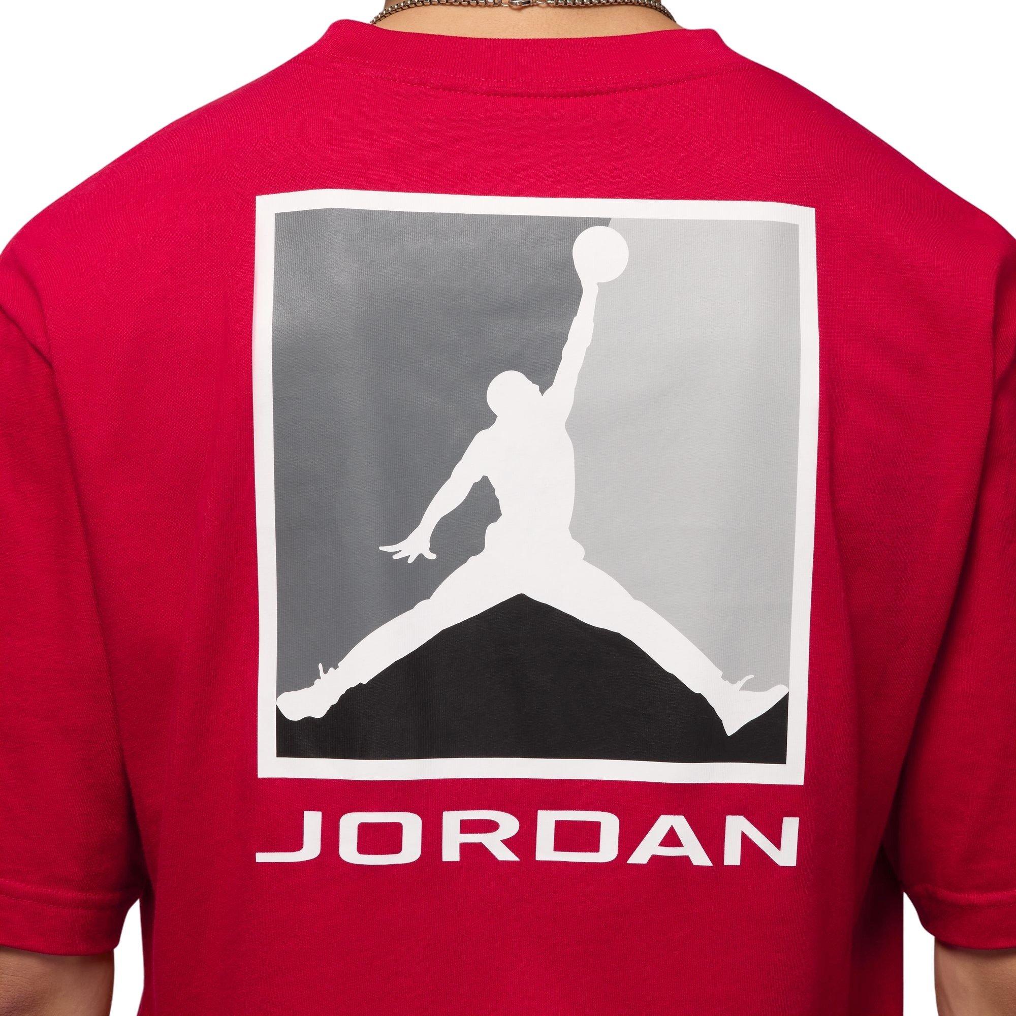 Jordan Men's Brooklyn Tee-Red - RED Thumbnail View 4
