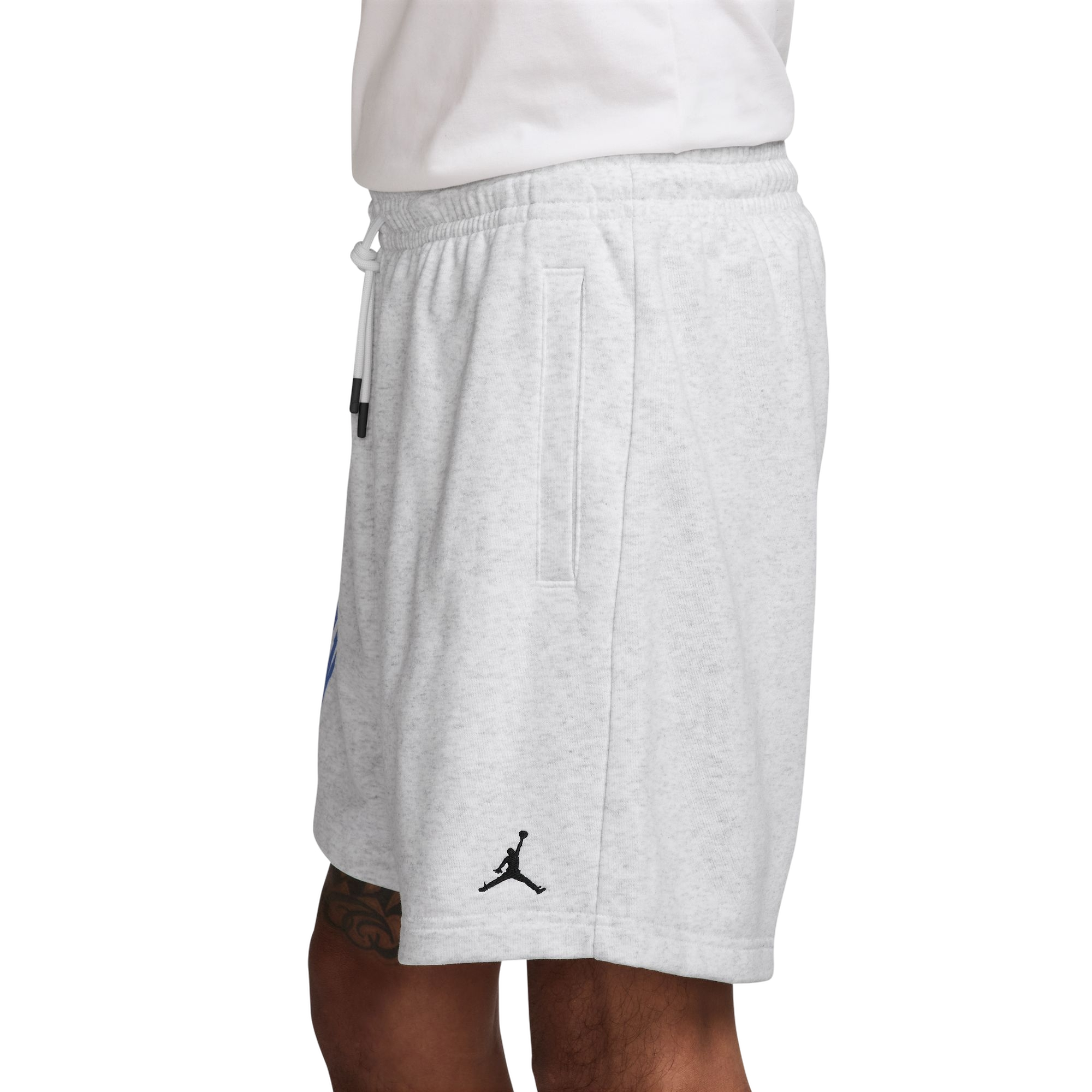 Jordan Men's Brooklyn Collegiate Shorts - GREY Thumbnail View 4