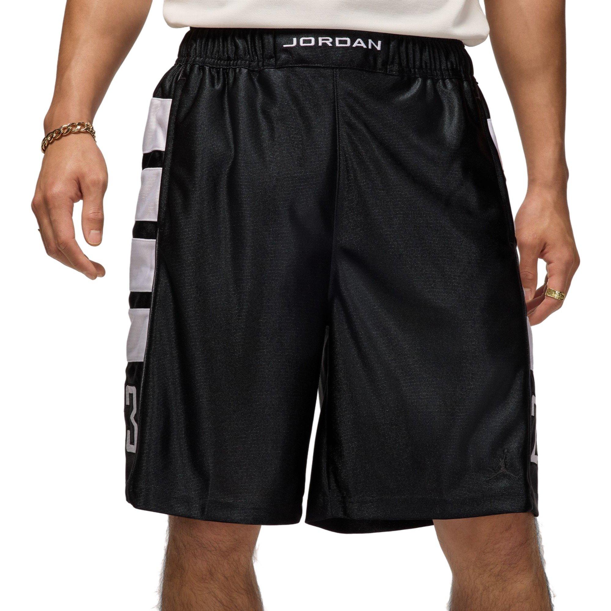 Jordan Men's Brooklyn Cat Scratch Shorts - BLACK/WHITE Thumbnail View 1