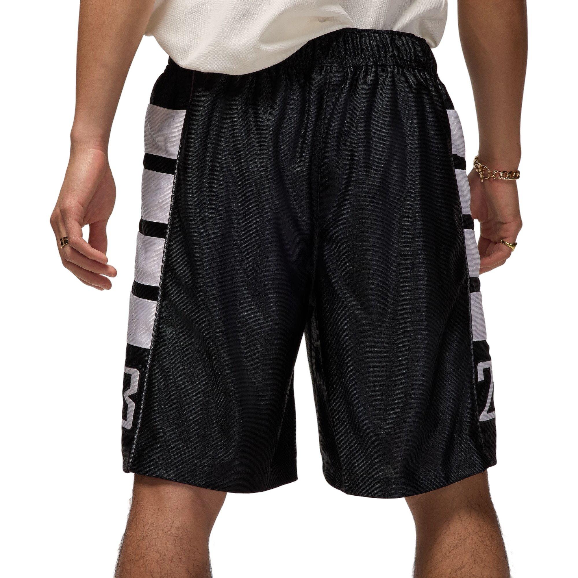 Jordan Men's Brooklyn Cat Scratch Shorts - Black/White - BLACK/WHITE Thumbnail View 2