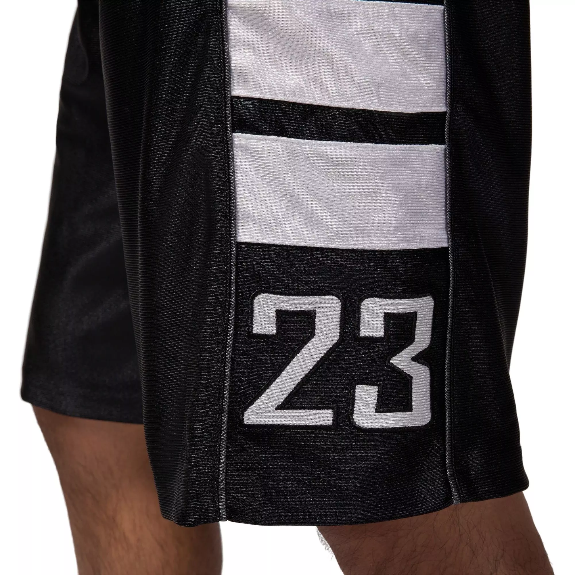 Jordan Men's Brooklyn Cat Scratch Shorts - Black/White - BLACK/WHITE