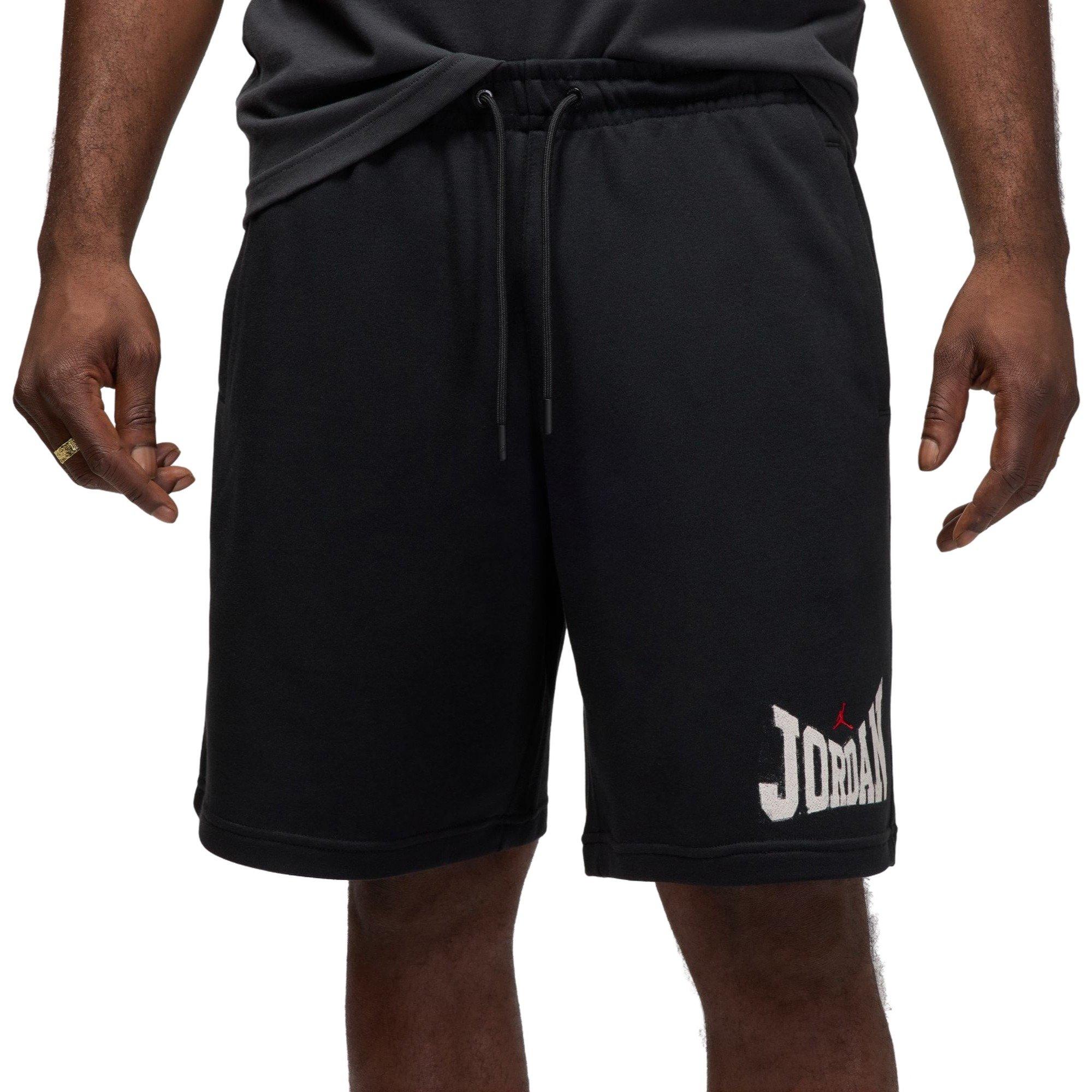 Jordan Men's Wordmark Graphic 9-Inch Shorts - Black - BLACK Thumbnail View 1