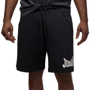 Jordan Men's Wordmark Graphic 9-Inch Shorts - Black