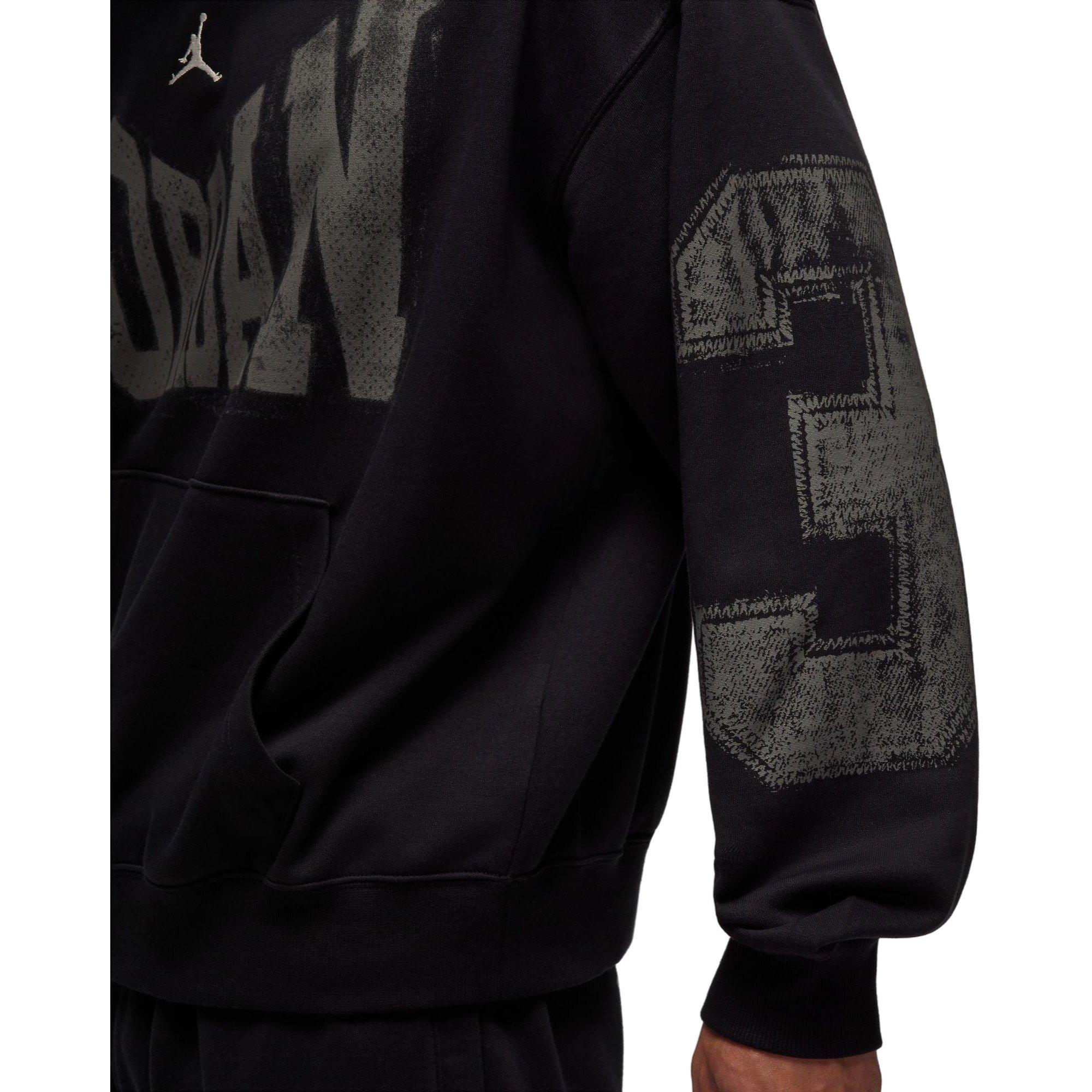 Jordan Men's Brooklyn Collegiate Pullover Hoodie - Black - BLACK Thumbnail View 5