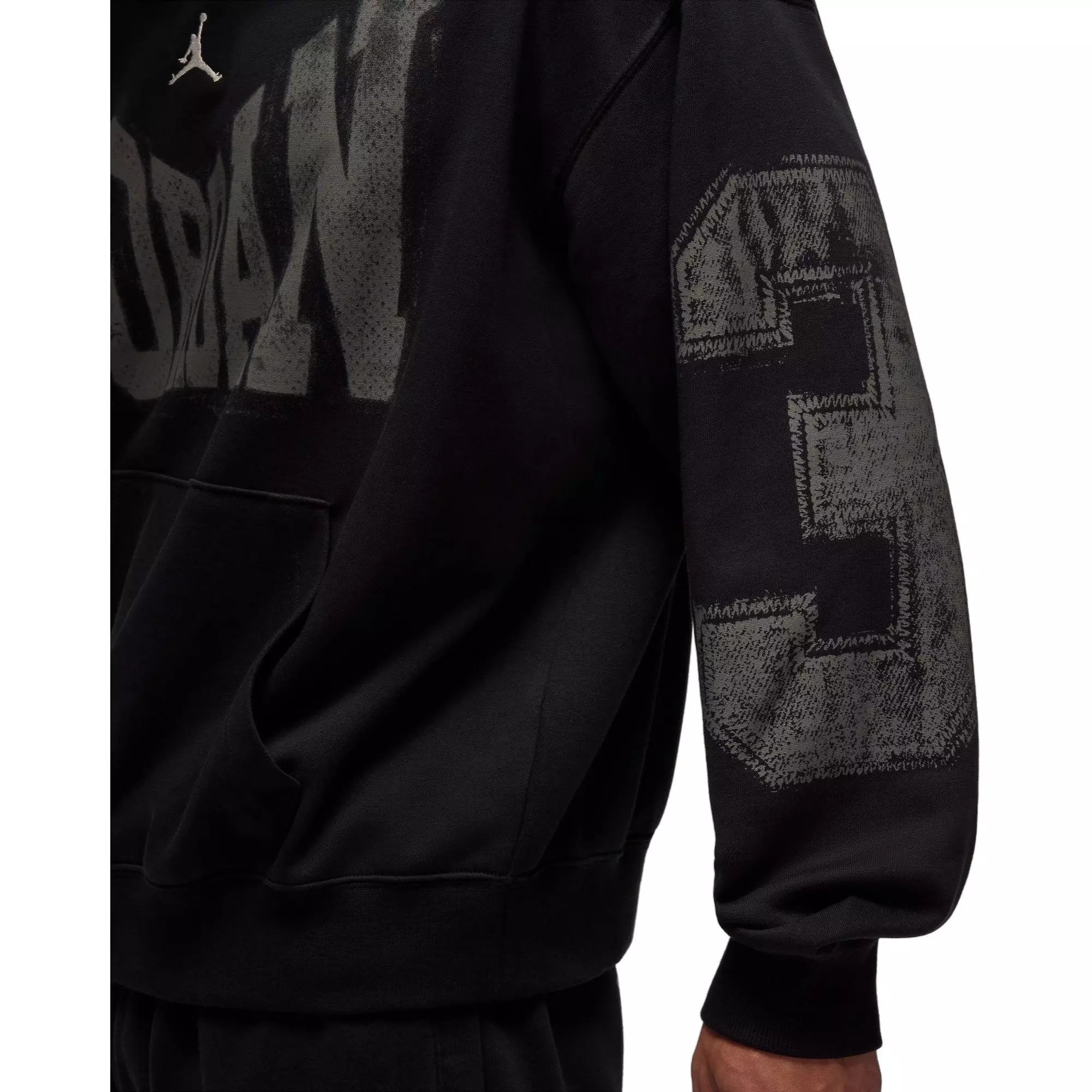 Jordan Men's Brooklyn Collegiate Pullover Hoodie - Black - BLACK