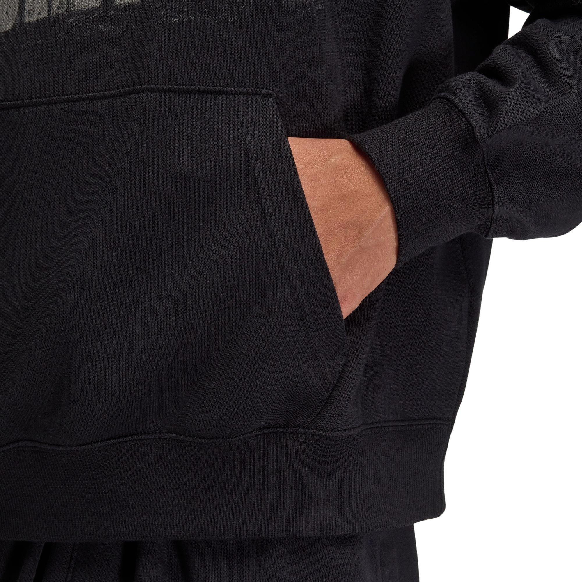 Jordan Men's Brooklyn Collegiate Pullover Hoodie-Black - BLACK Thumbnail View 6