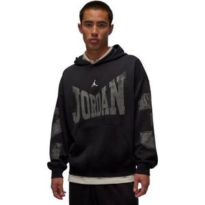 Jordan Men's Brooklyn Collegiate Pullover Hoodie-Black
