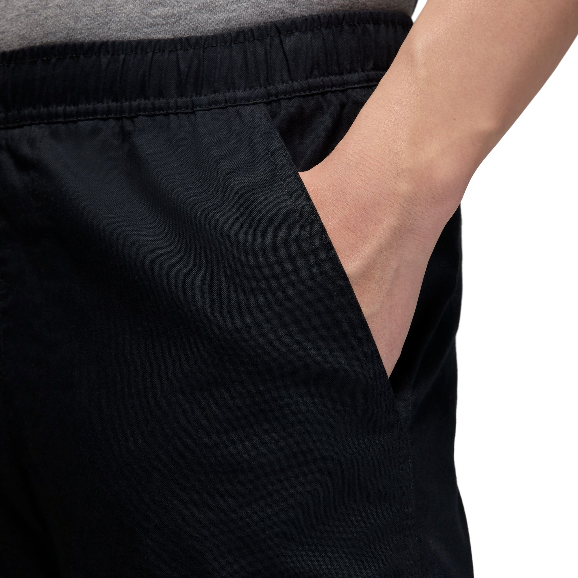 Jordan Men's Essentials Woven Pants - BLACK Thumbnail View 4