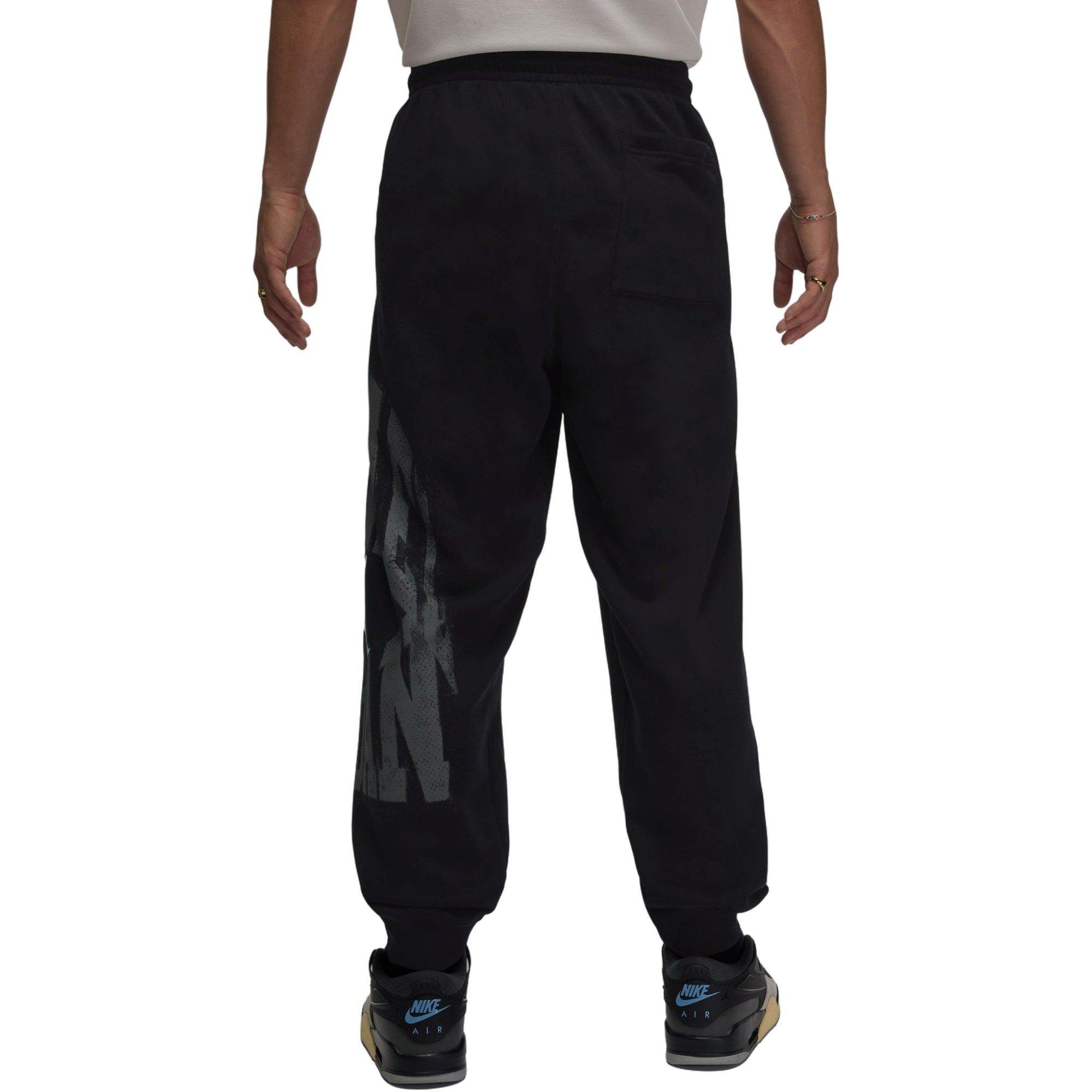 Jordan Men's Collegiate Loopback Fleece Pants - BLACK Thumbnail View 2
