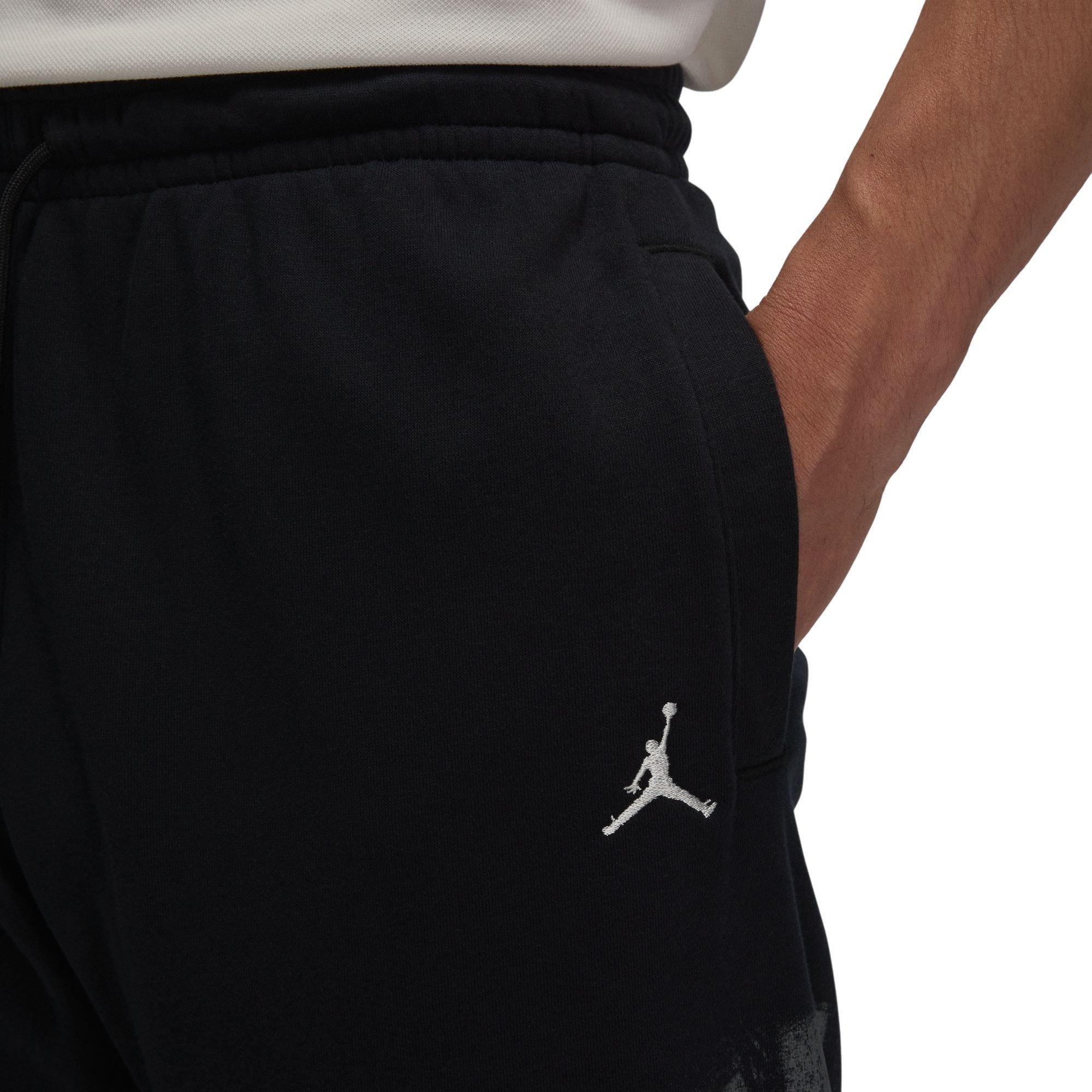 Jordan Men's Collegiate Loopback Fleece Pants - BLACK Thumbnail View 3