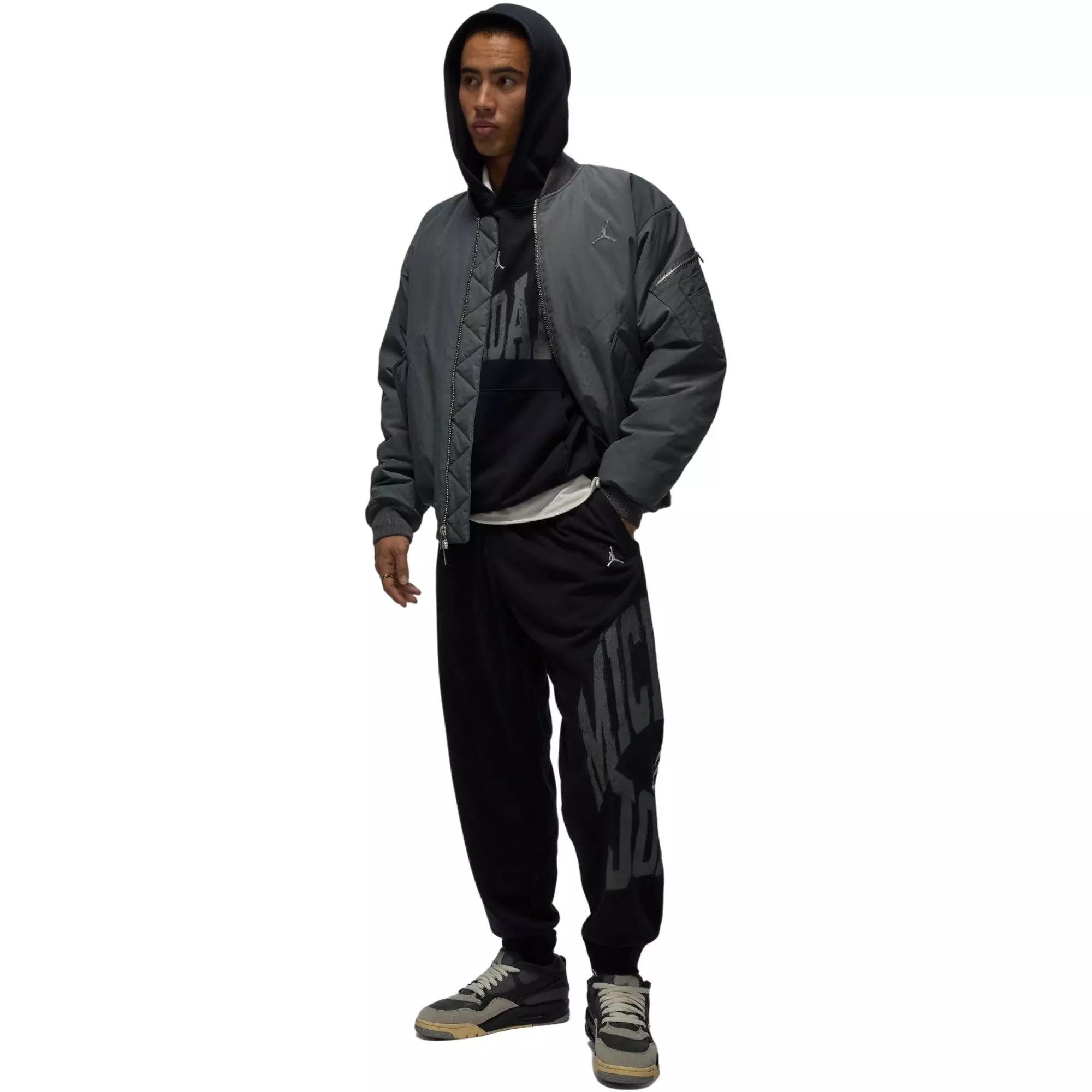 Jordan Men's Collegiate Loopback Fleece Pants - BLACK