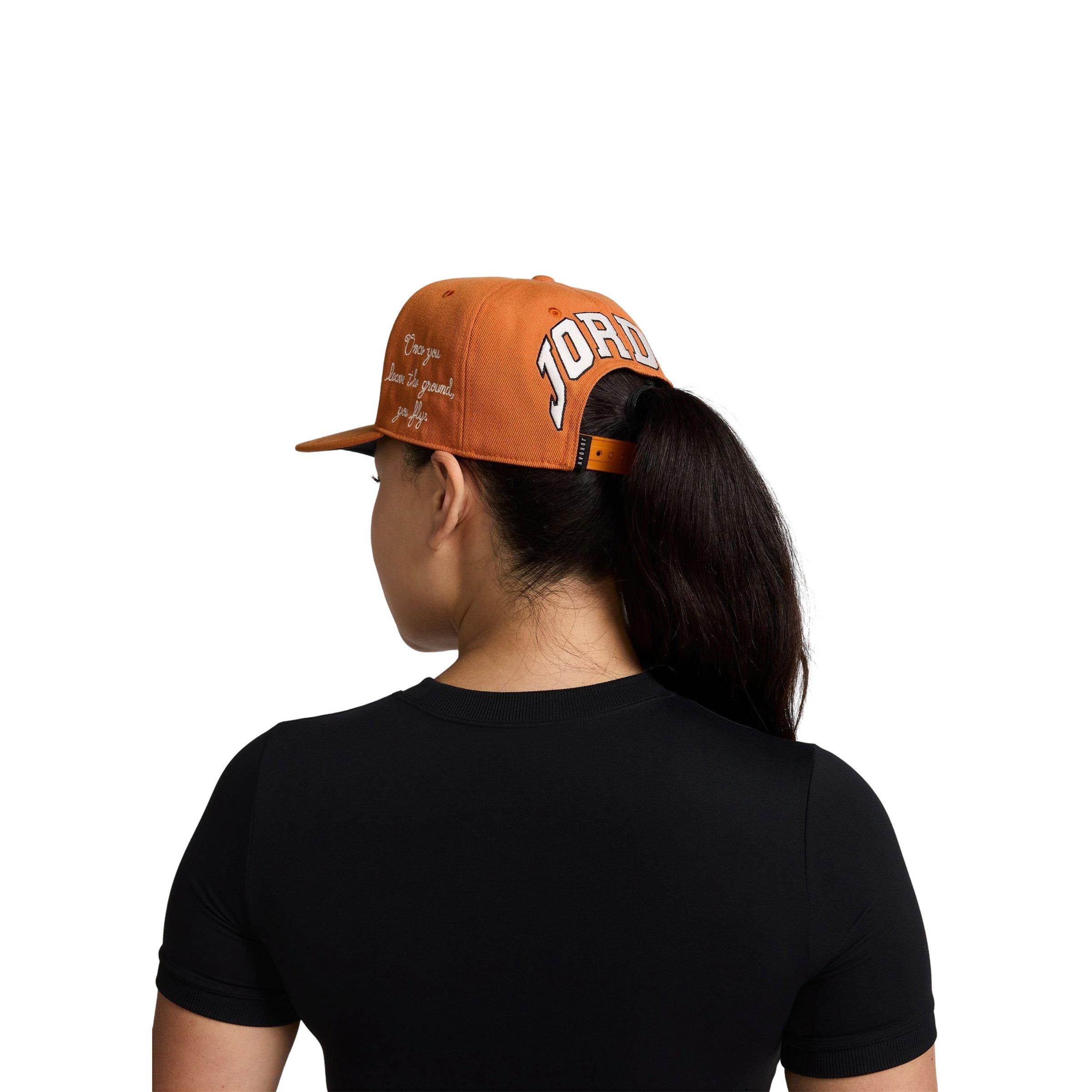Jordan Pro Cap Snapback-Starfish/Black - ORANGE/BLACK Thumbnail View 2