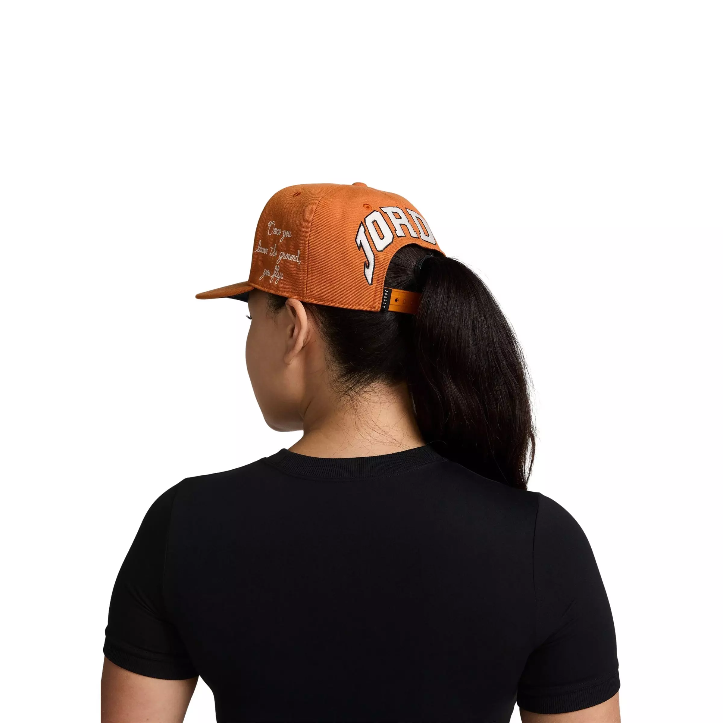 Jordan Pro Cap Snapback-Starfish/Black - ORANGE/BLACK