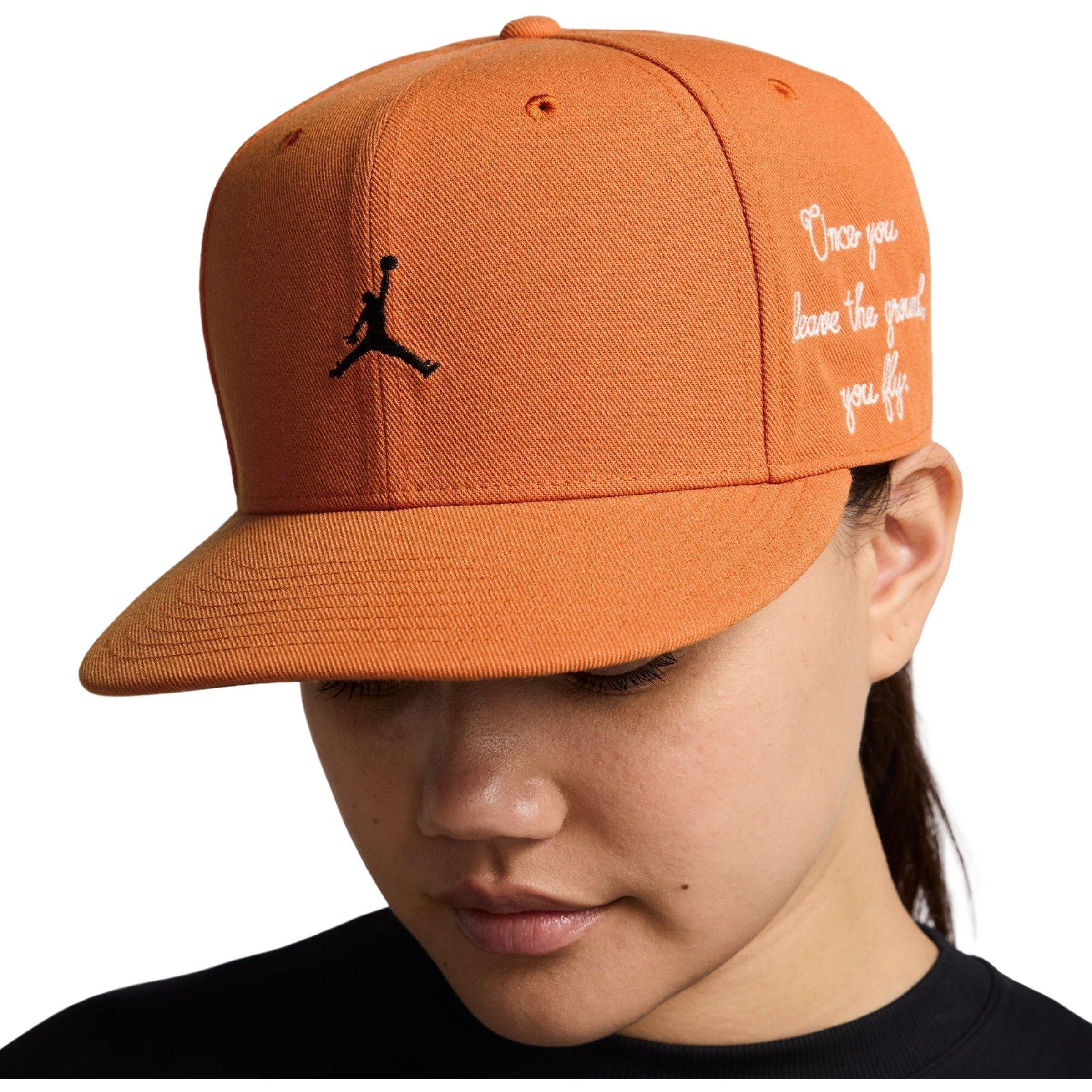 Jordan Pro Cap Snapback-Starfish/Black - ORANGE/BLACK Thumbnail View 5