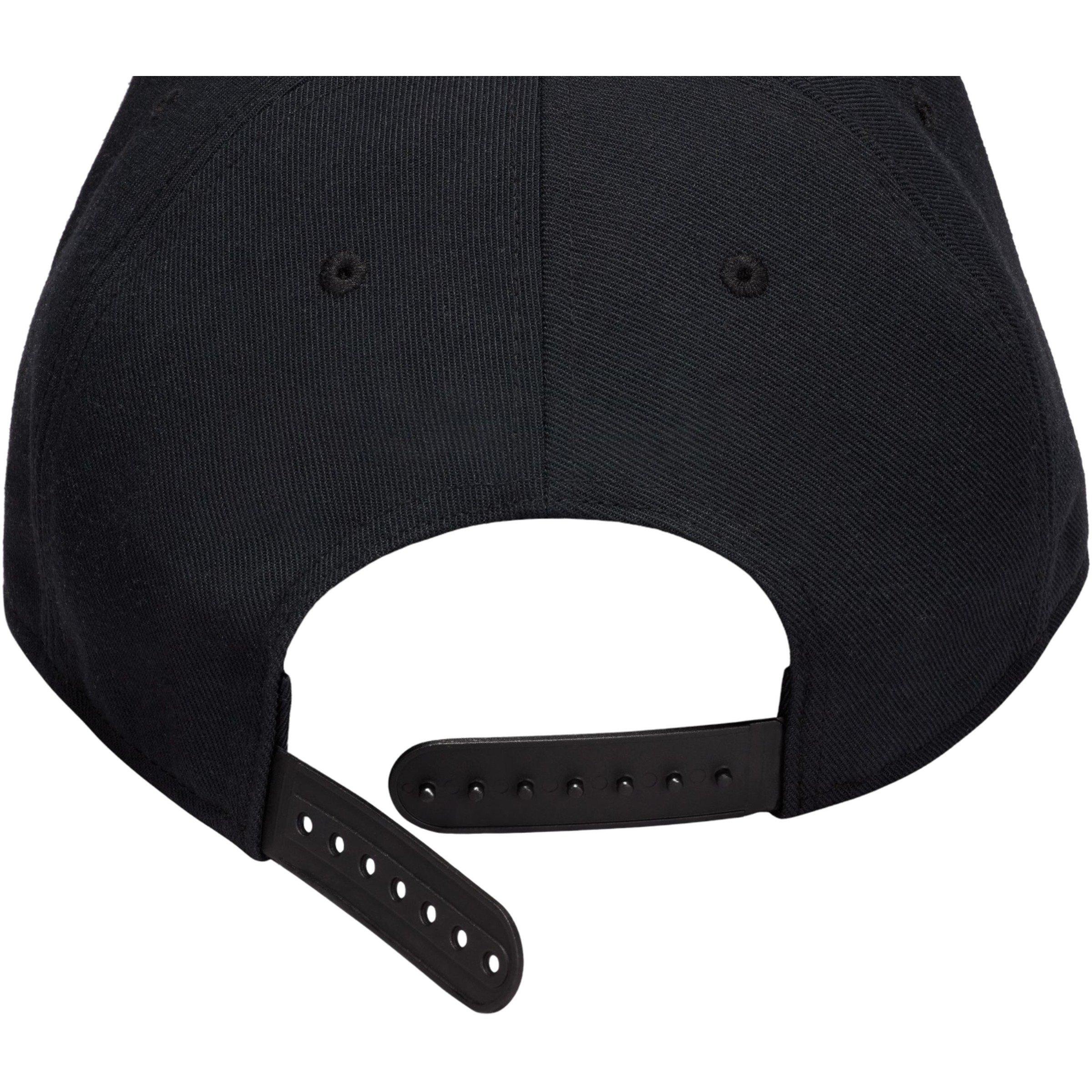 Jordan Script Slouch Snapback Hat - Black - BLACK Thumbnail View 4