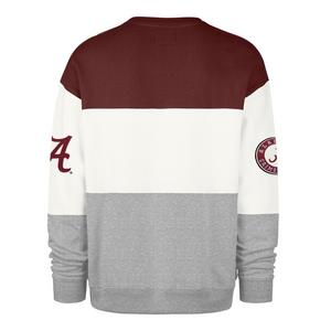 '47 Alabama Crimson Tide Maximalist Crew Fleece Sweater-Red