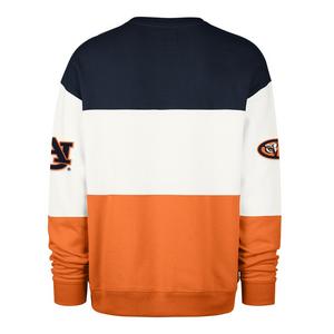'47 Auburn Tigers Maximalist Crew Fleece Sweater-Navy