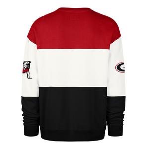 '47 Georgia Bulldogs Maximalist Crew Fleece Sweater-Red