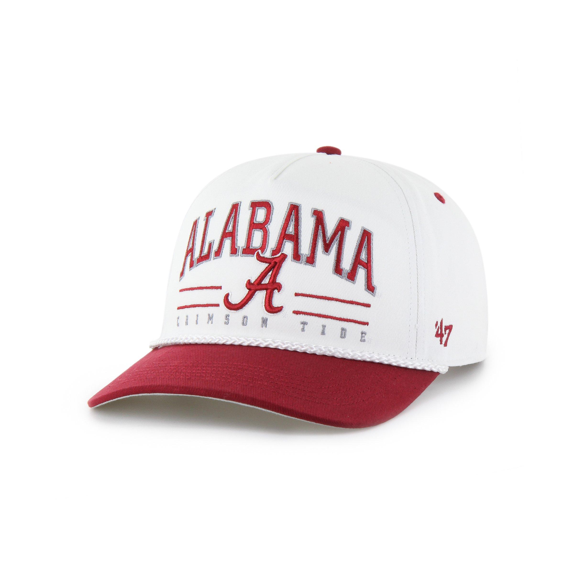 47 Alabama Crimson Tide Roscoe Rope Hitch White Snapback Cap