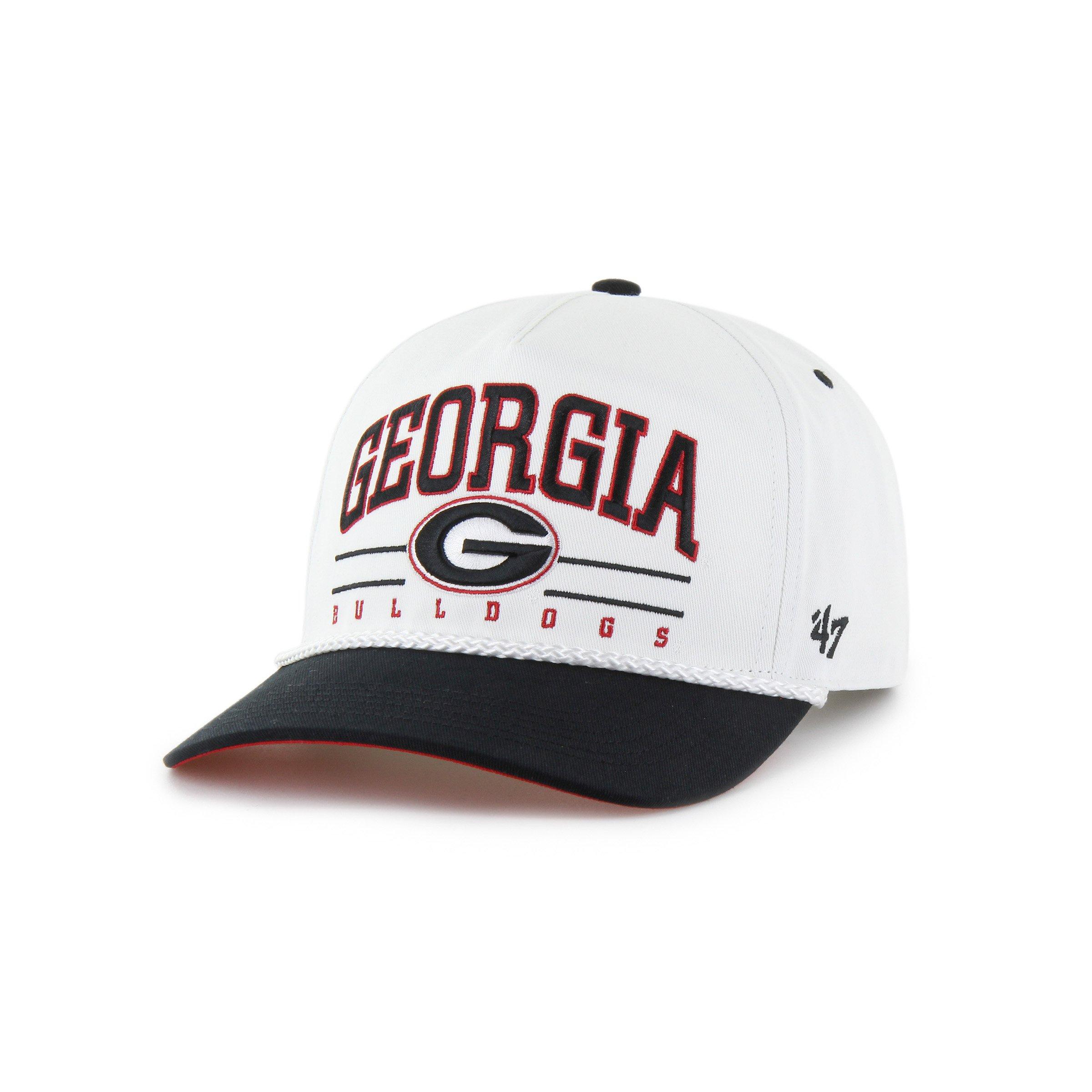 47 Georgia Bulldogs Roscoe Rope Hitch White Snapback Cap