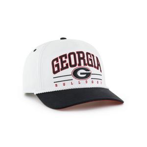 '47 Georgia Bulldogs Roscoe Rope Hitch Snapback Cap-White