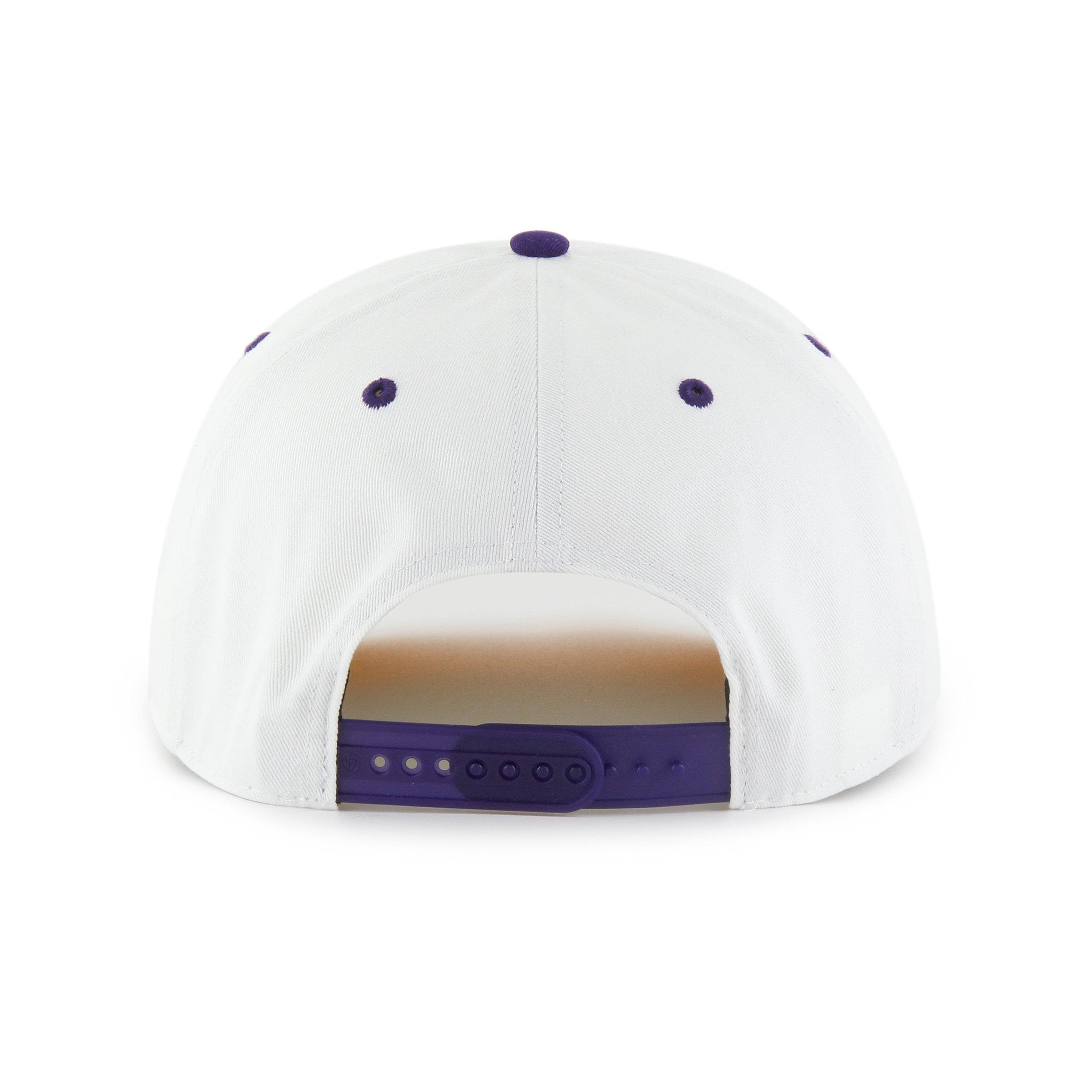 '47 LSU Tigers Roscoe Rope Hitch Snapback Cap-White