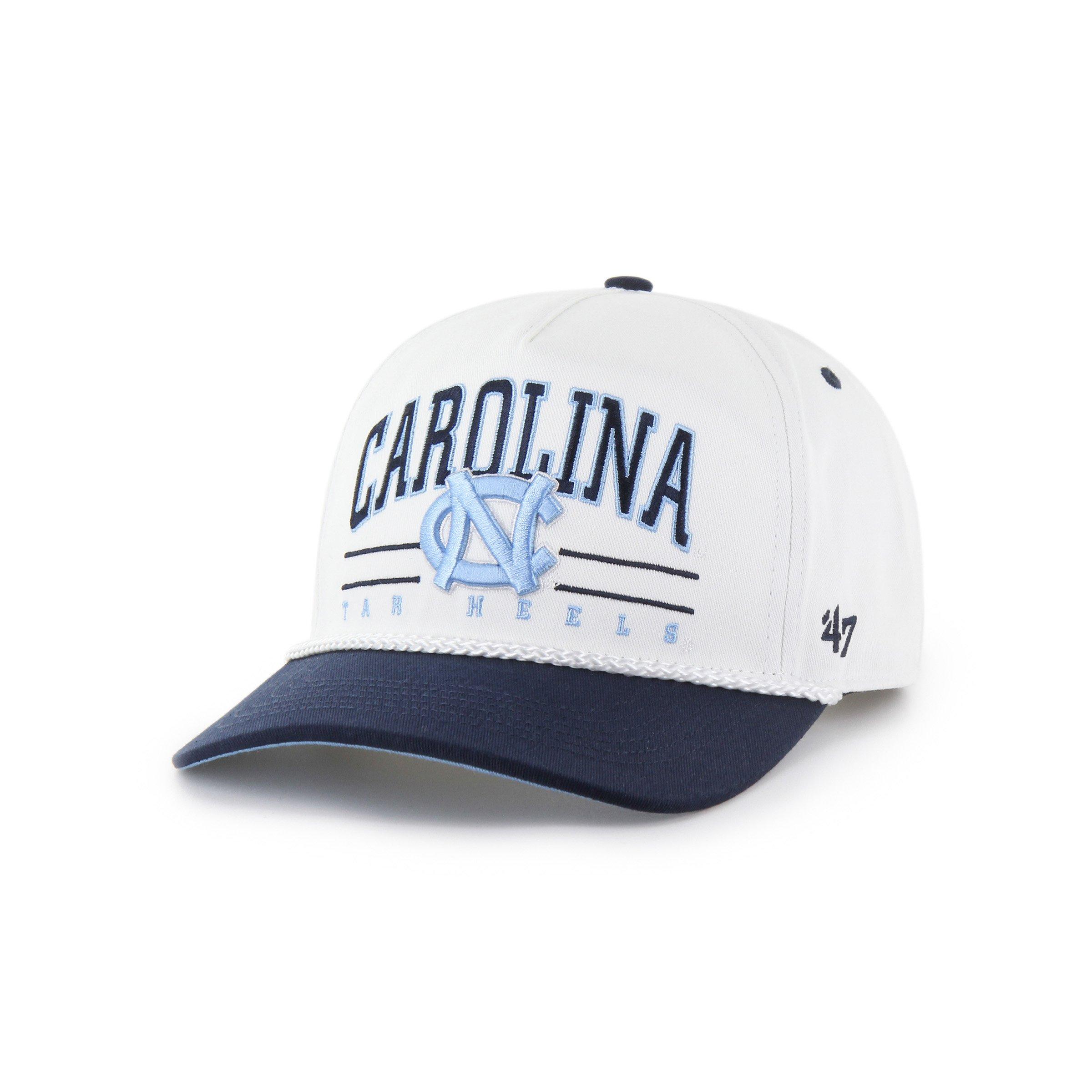 47 UNC Tar Heels Roscoe Rope Hitch White Snapback Cap