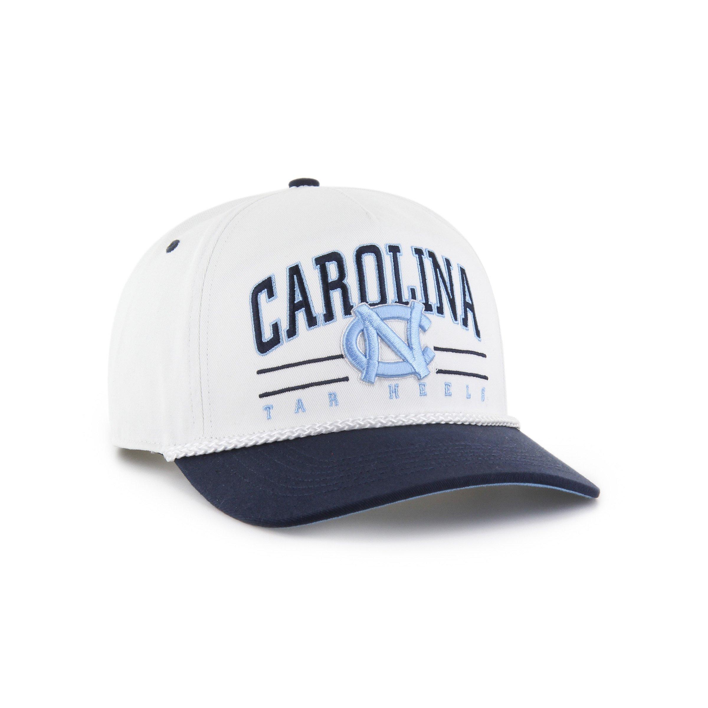 '47 UNC Tar Heels Roscoe Rope Hitch Snapback Cap-White