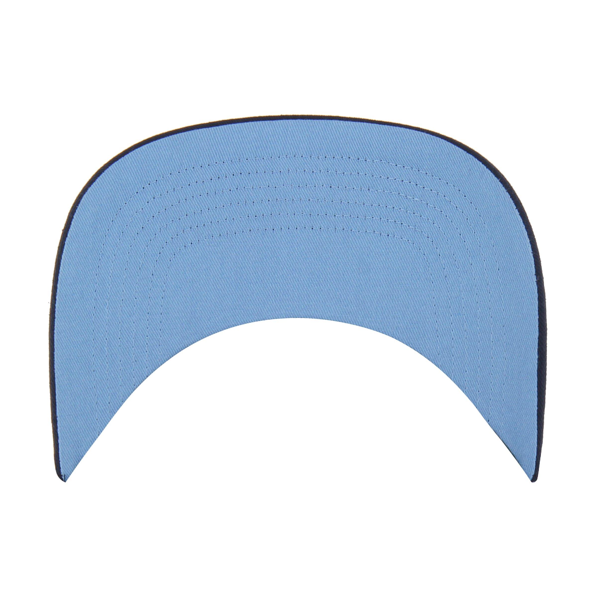 '47 UNC Tar Heels Roscoe Rope Hitch Snapback Cap-White