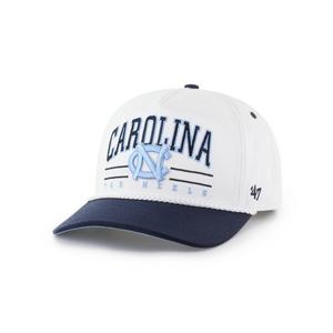 '47 UNC Tar Heels Roscoe Rope Hitch Snapback Cap-White