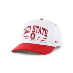 '47 Ohio State Buckeyes Roscoe Rope Hitch Snapback Cap-White