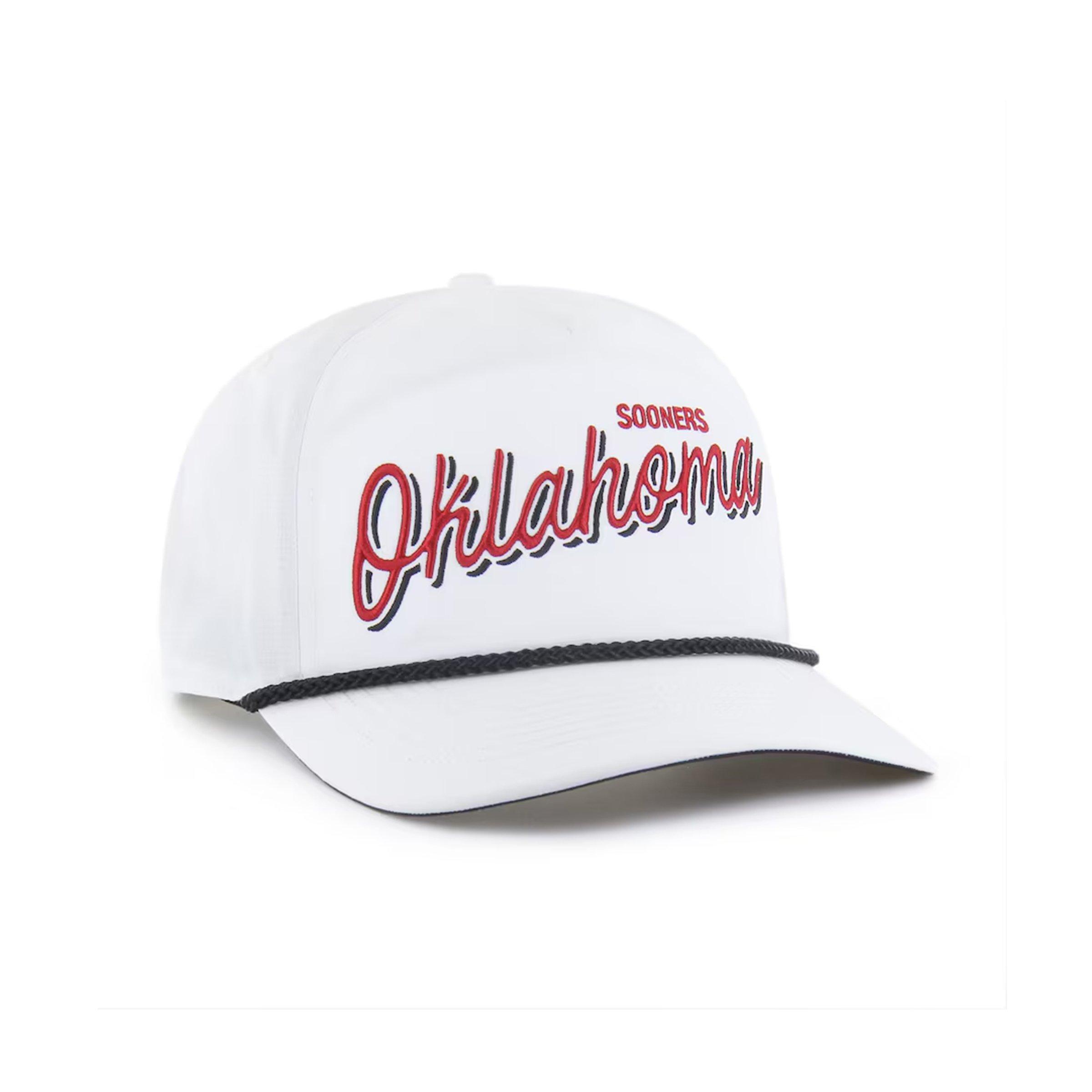 '47 Oklahoma Sooners Roscoe Rope Hitch White Snapback Cap