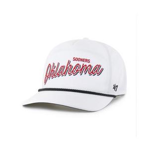 47 Oklahoma Sooners Roscoe Rope Hitch Snapback Cap  - White