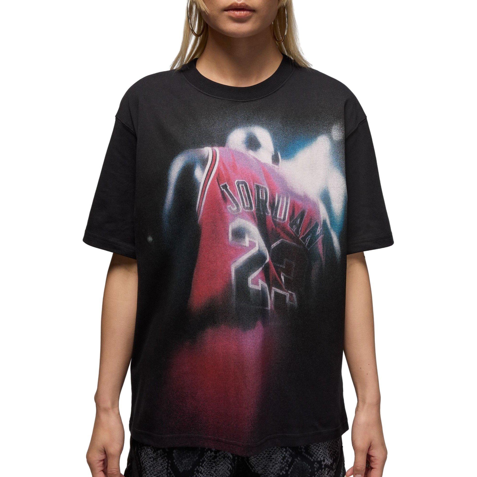 Jordan Women's Sport Dri-FIT Tee - BLACK Thumbnail View 5