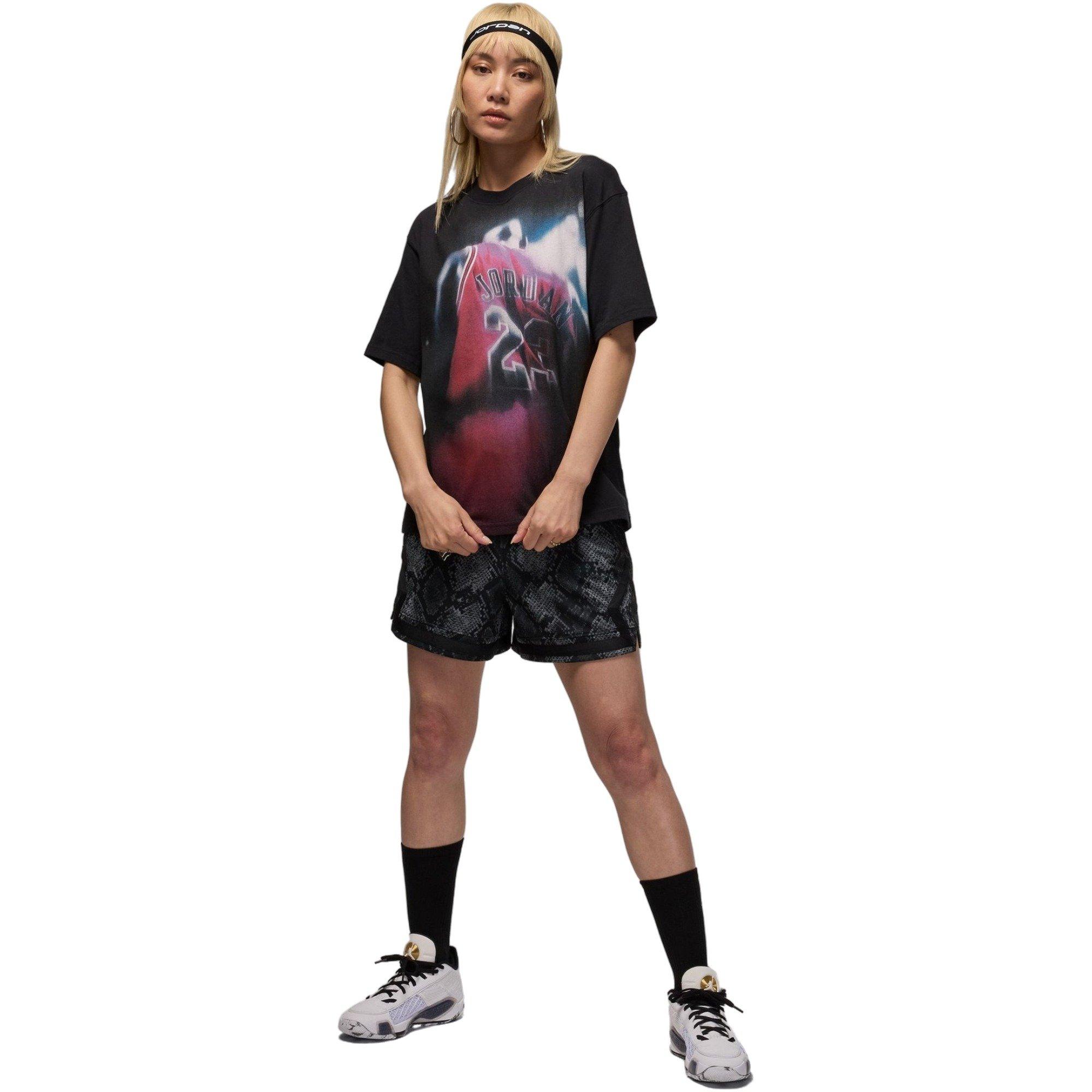 Jordan Women's Sport Dri-FIT Tee - BLACK Thumbnail View 6