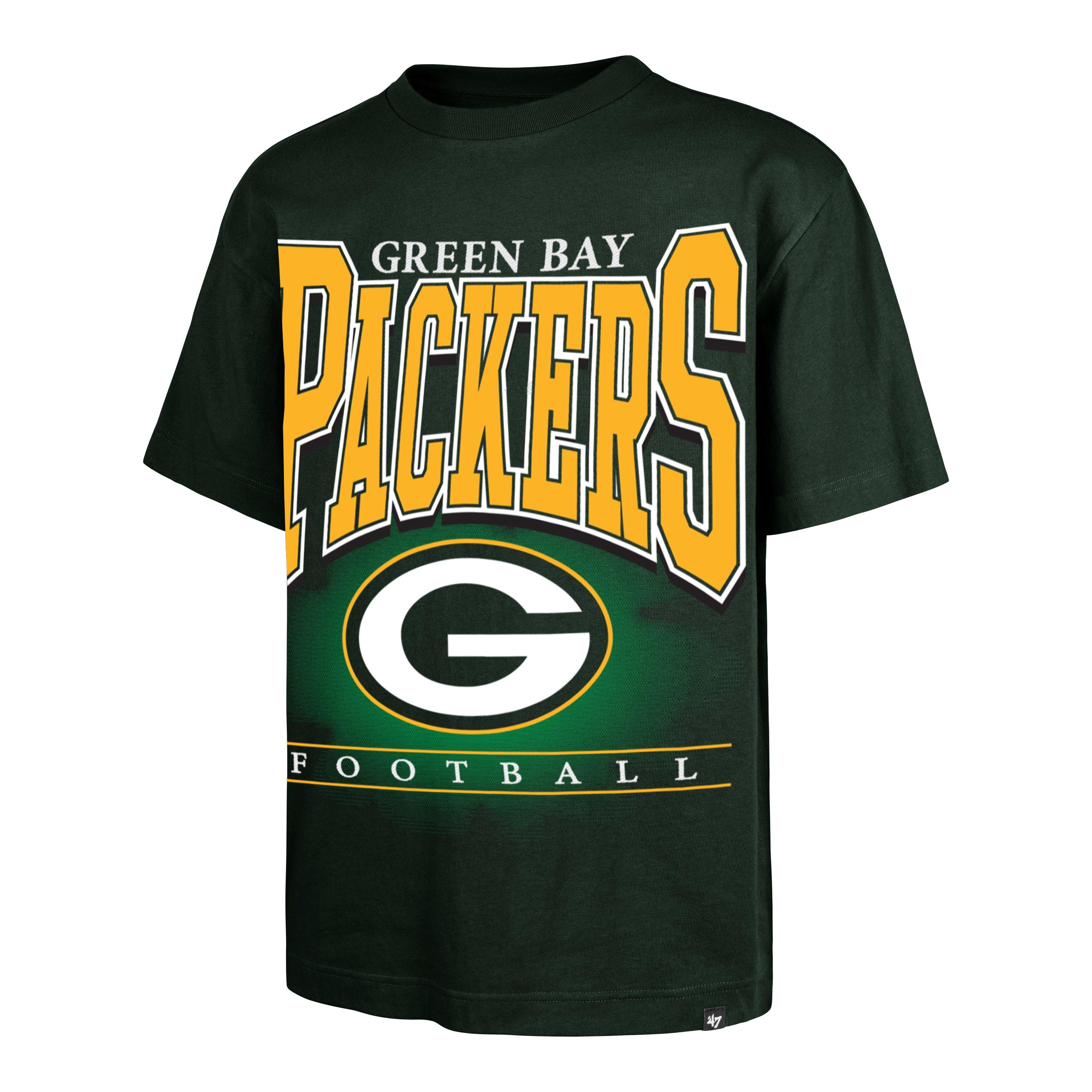 47 Green Bay Packers Hot Corner Short Sleeve Tee - Green - GREEN Thumbnail View 1