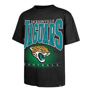 '47 Jacksonville Jaguars Hot Corner Short Sleeve Tee-Black