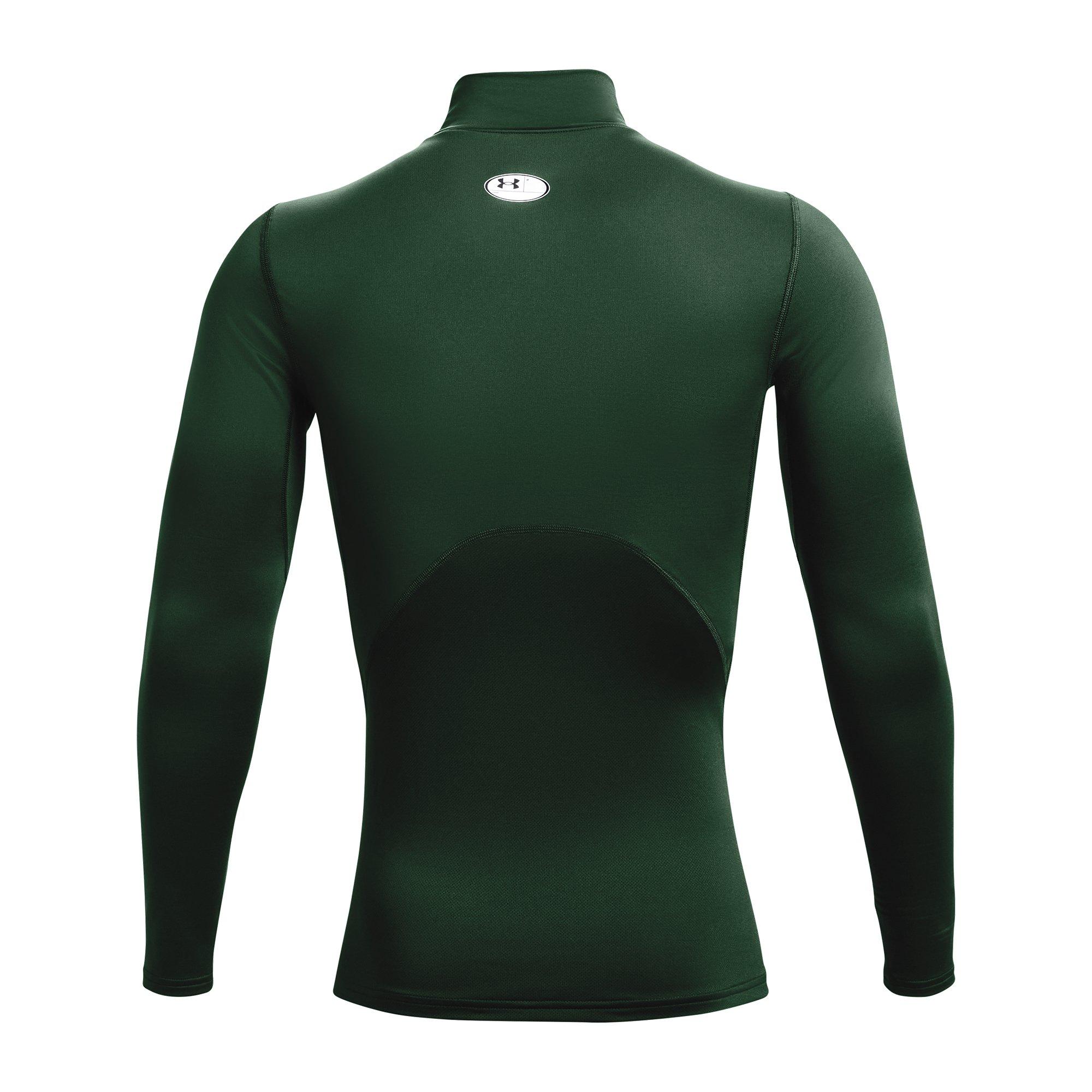 Under Armour Men's ColdGear Armour Shirt-Green - Hibbett