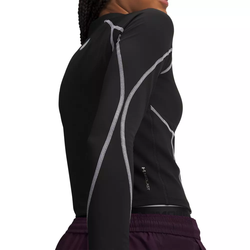 Under Armour Women's ColdGear Elite 1/2-Zip Jacket - Black - BLACK